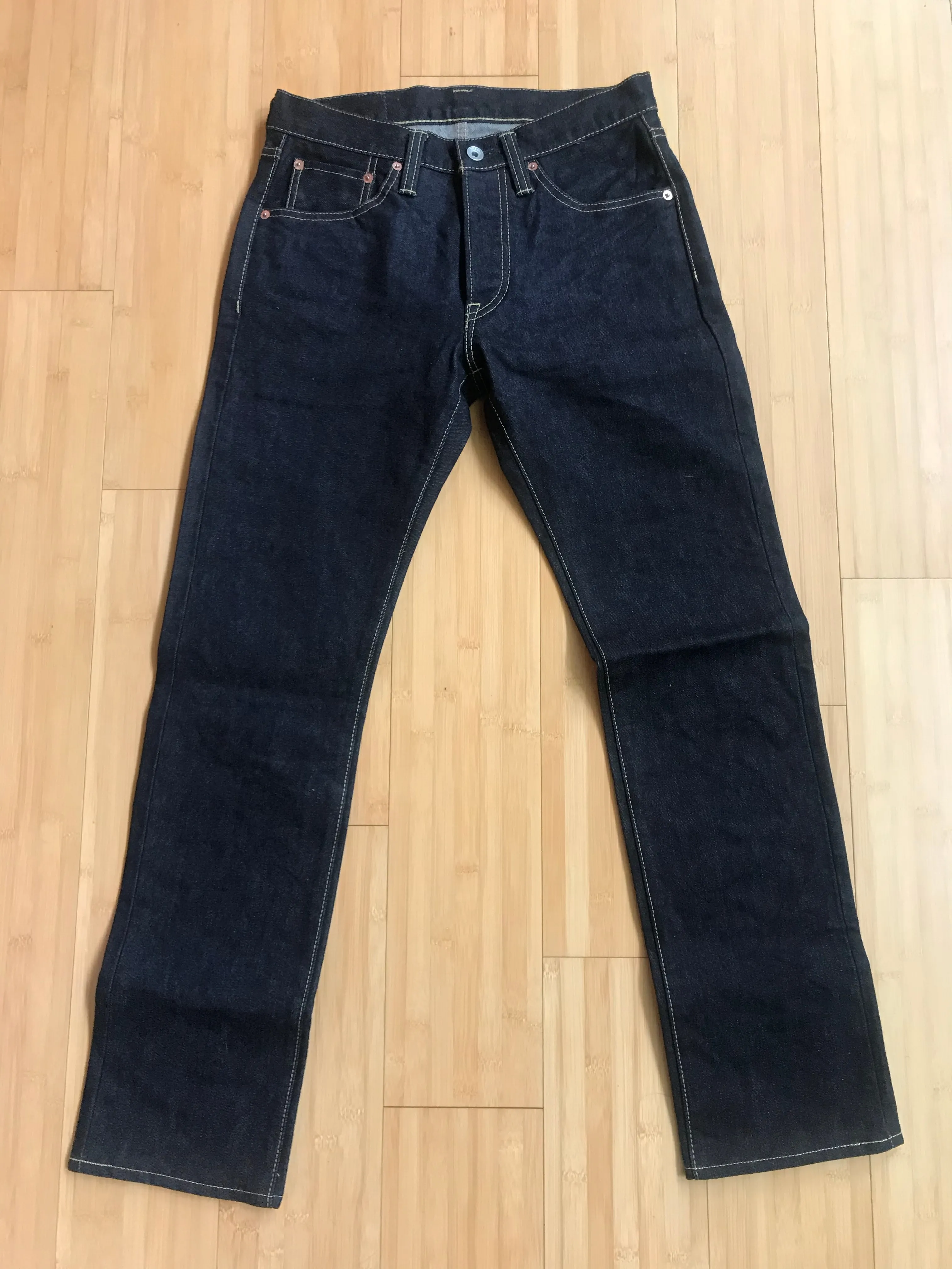 14oz Selvedge Denim Super Slim Tapered Jeans