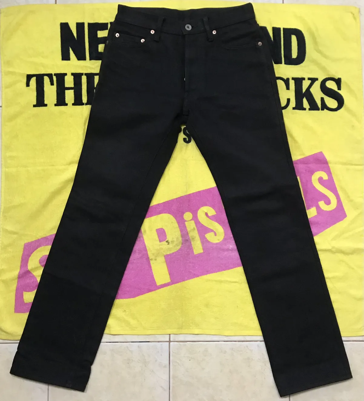IRON HEART NON-SELVEDGE JEANS DESIGN LIKE FREE BEE MODEL
