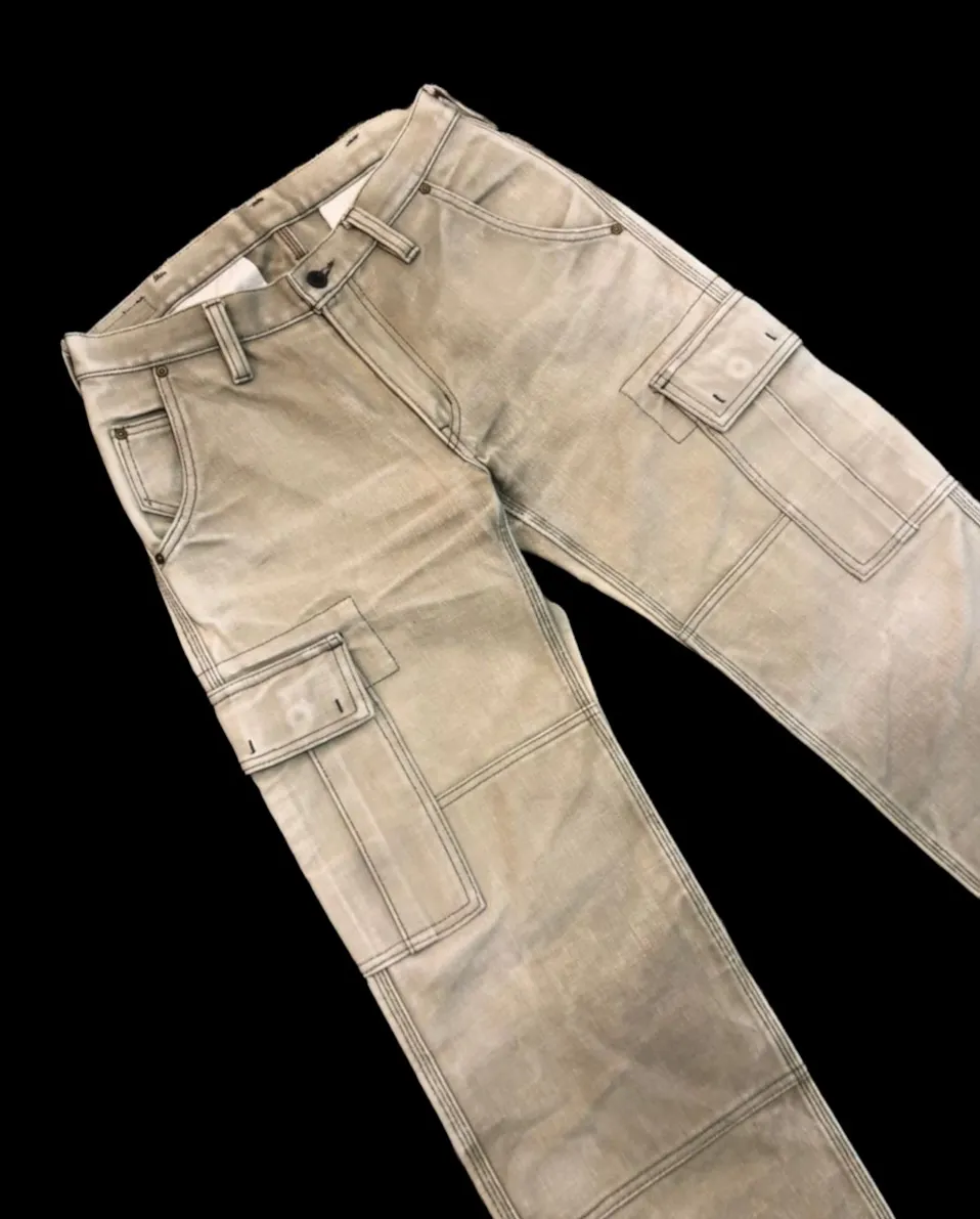 🇯🇵 Iron Heart Cargo Riding Motorcycle Denim Pant
