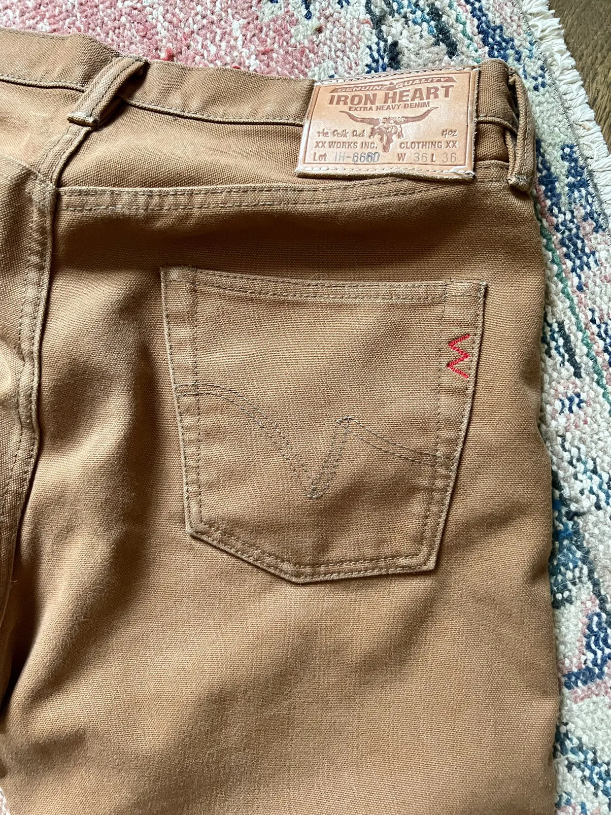 Iron Heart IH-666D 17oz Duck Pants