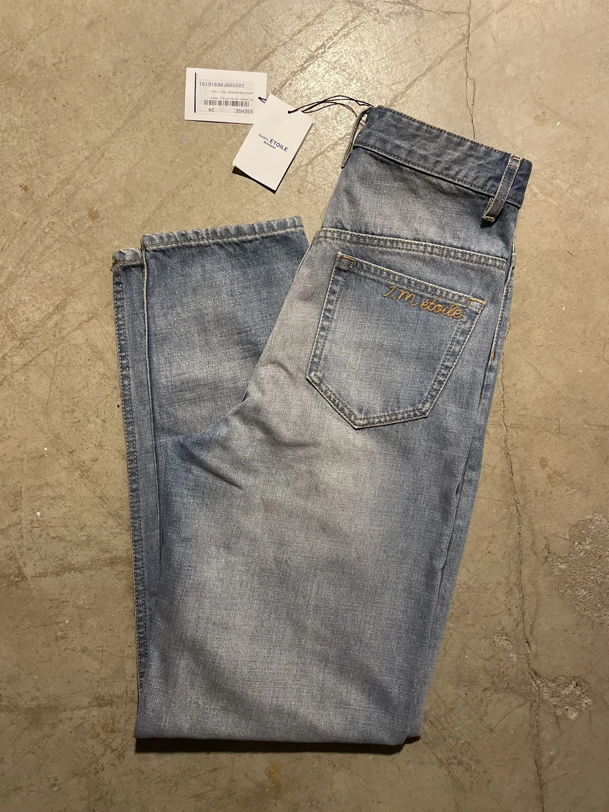 Isabel Marant Etoile Blue Corsy Jean - Women’s FR 34/US 24
