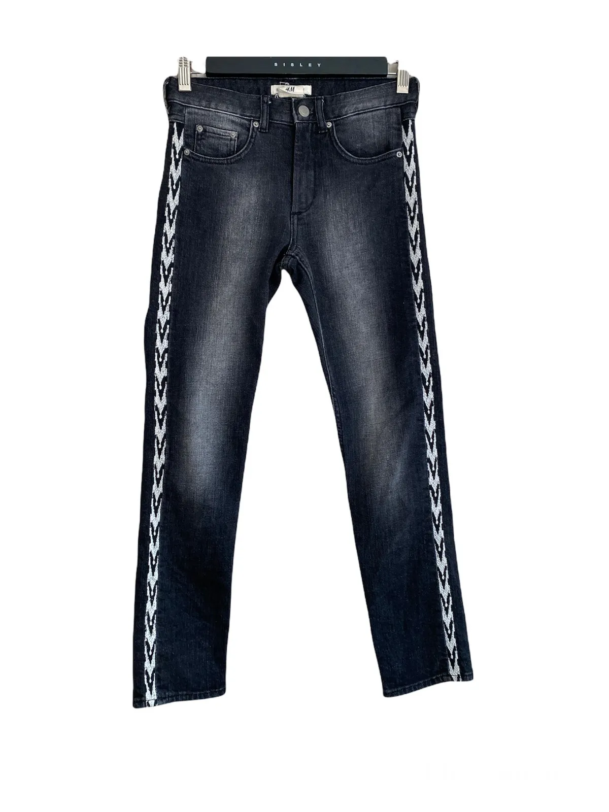 H&M x Isabel marant Denim Skinny Sidetape