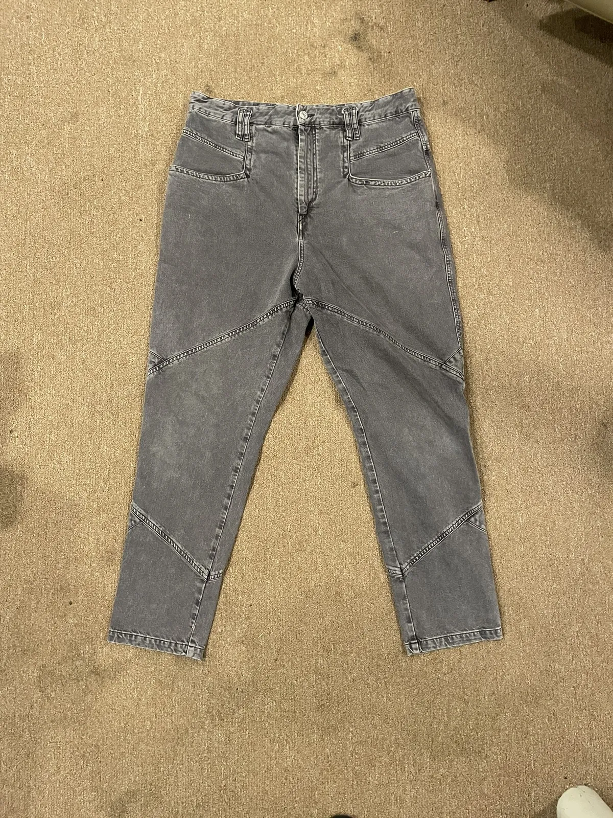 Isabel Marant Black Faded Jowland Jeans
