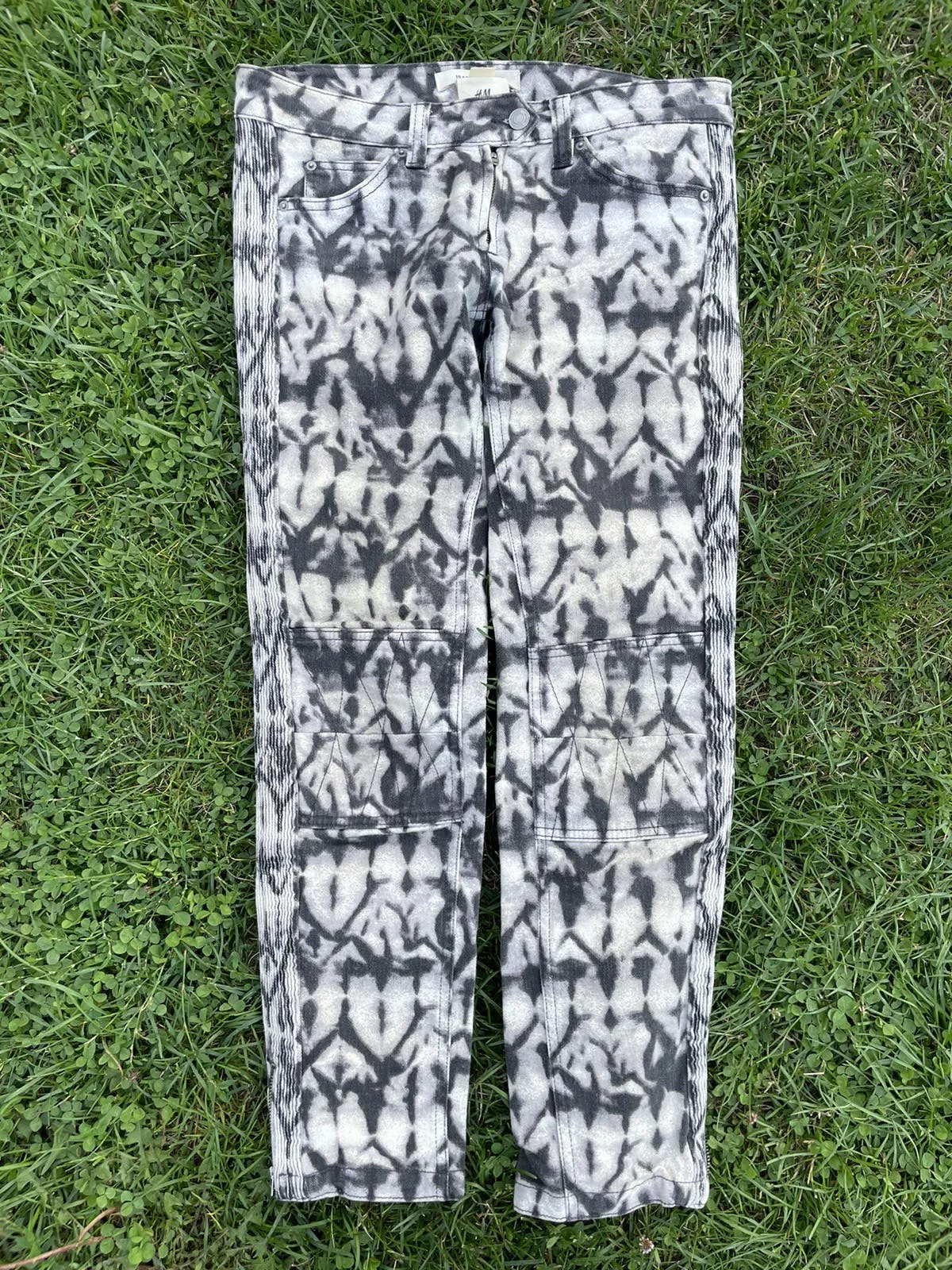Rare tie dye Isabel Marant Rare print motorcycle jeans