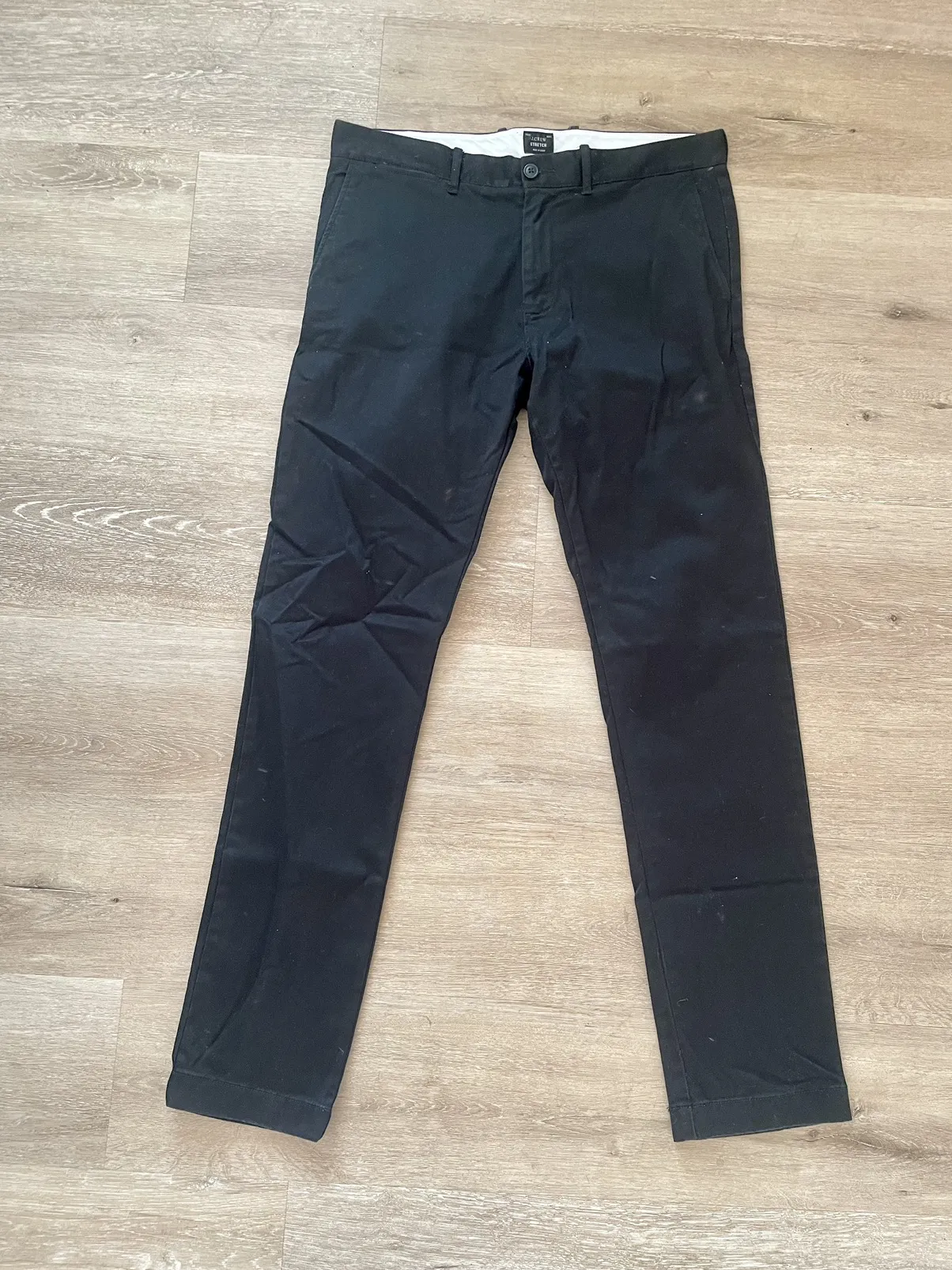 J.Crew 484 Slim Black Dress Pants - 35"W