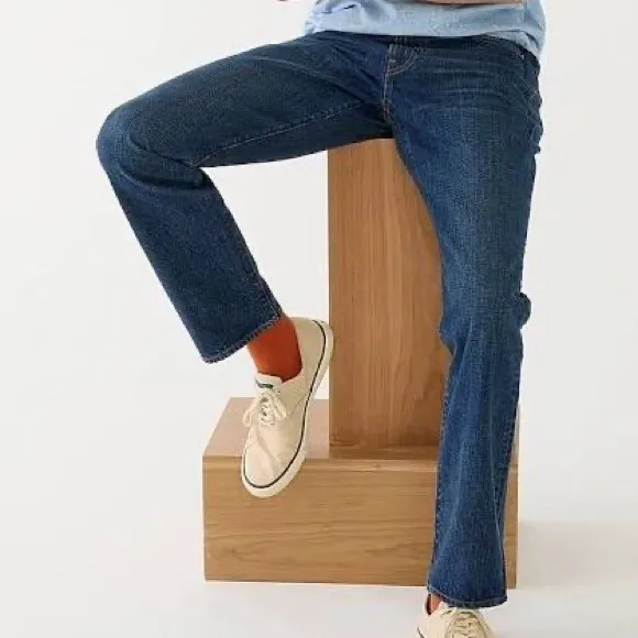 Men’s J Crew 770 Straight Leg Rigid Denim Jeans
