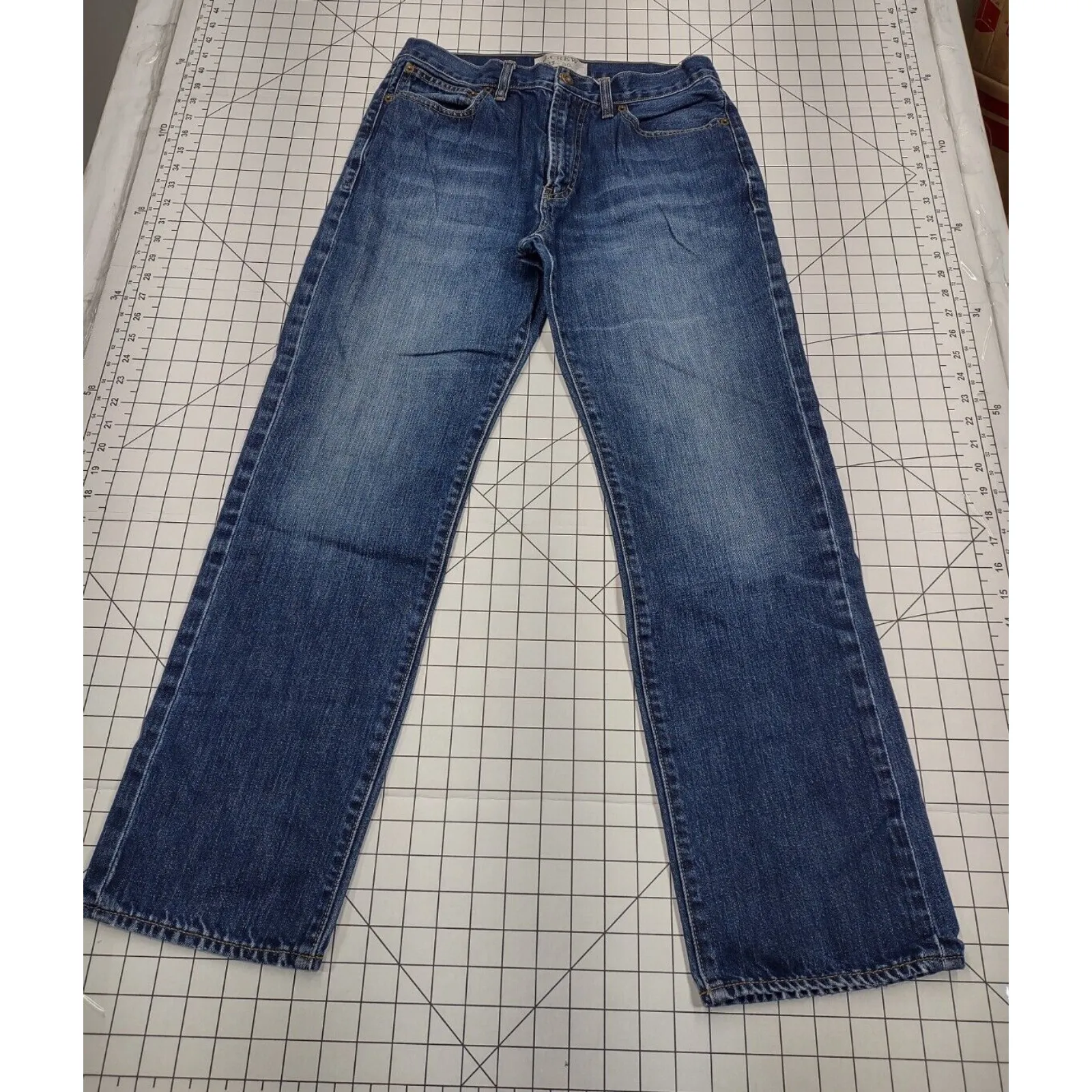 Vintage J Crew Denim Jeans Mens Tag 31x30 Actually 29x29 Straight Leg
