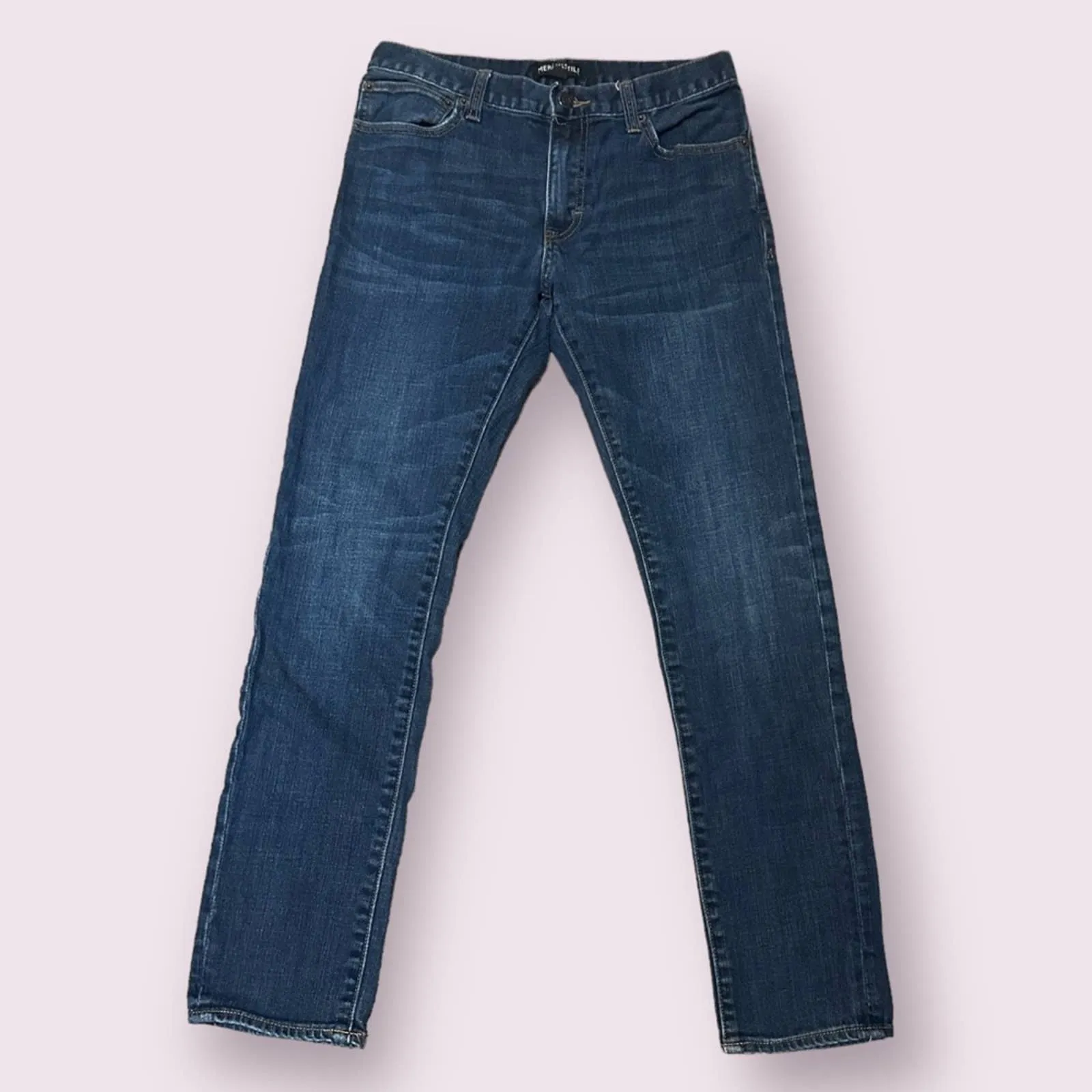 543-J. CREW Mercantile Men’s Slim Straight Denim