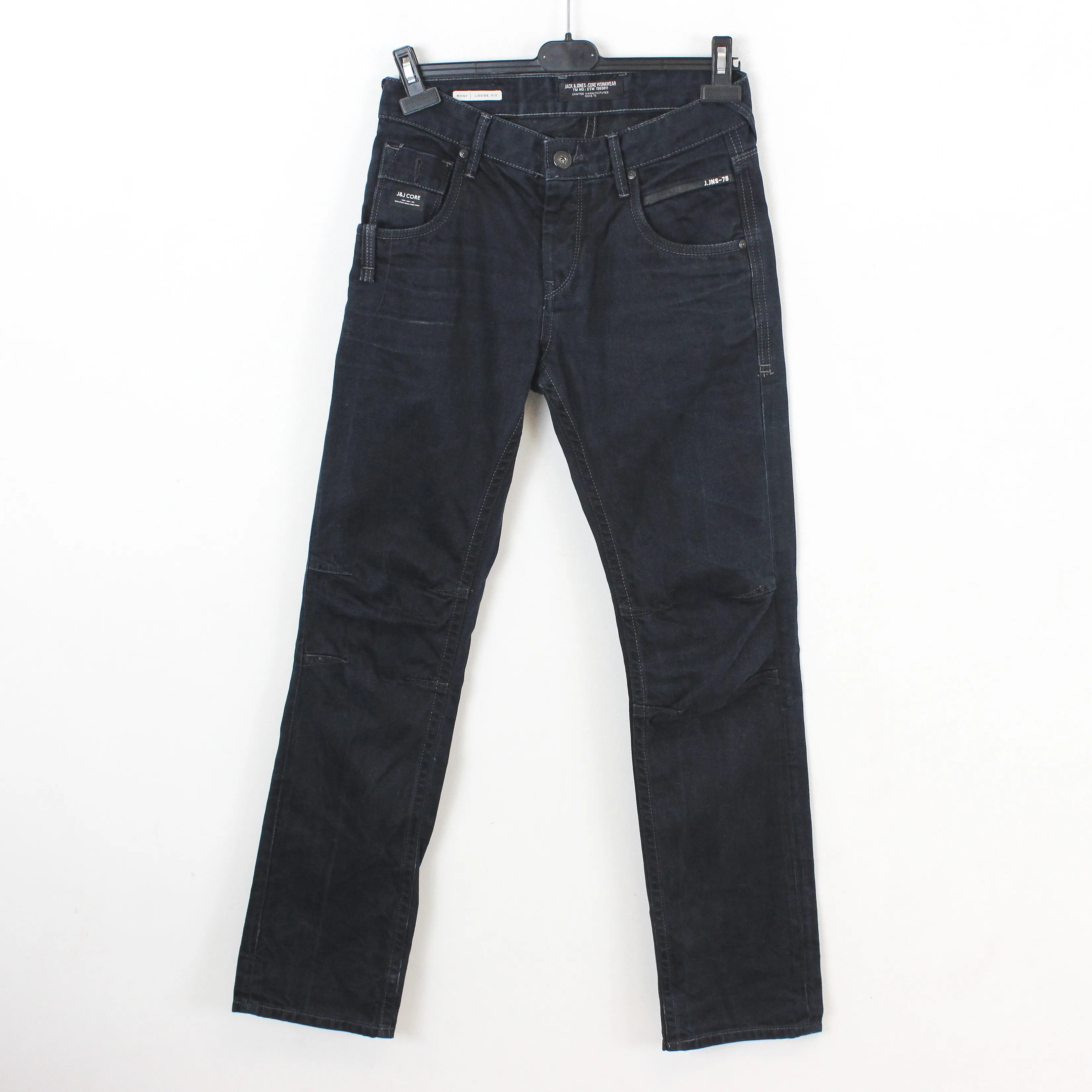 Boxy W29 L32 Loose Fit Straight Jeans Denim Pants Trousers