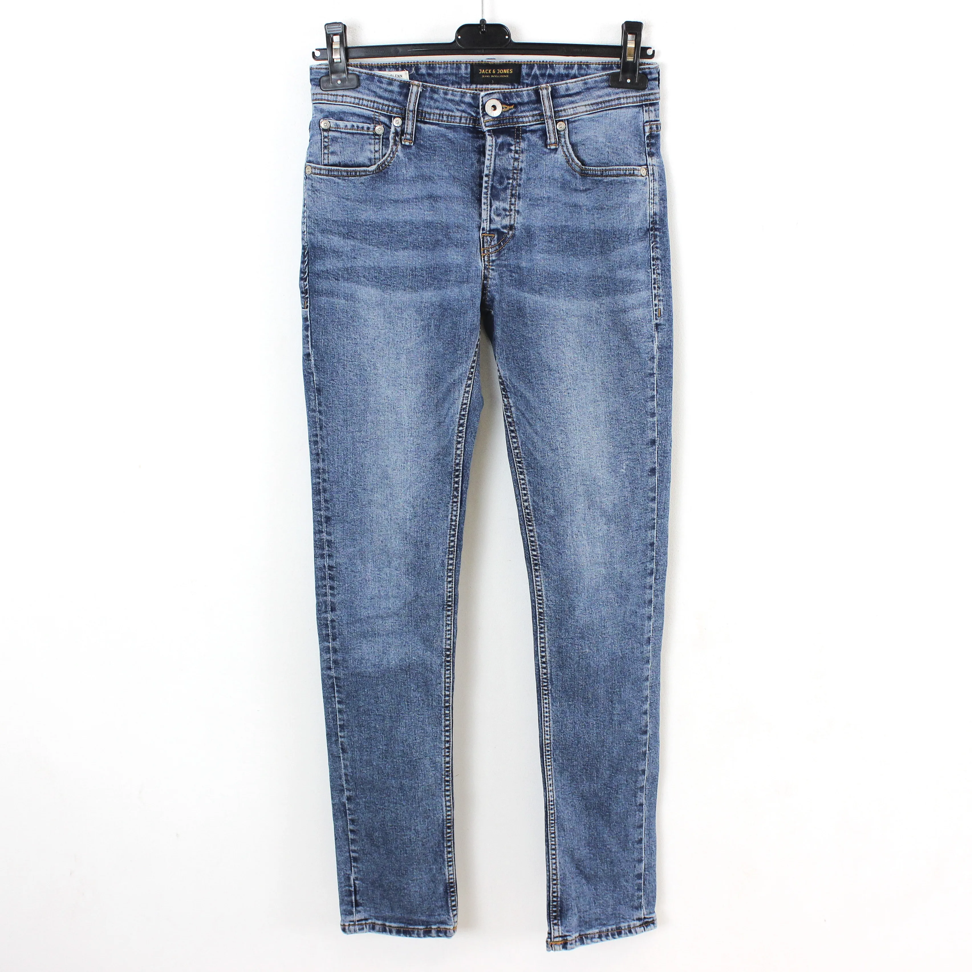 Glenn Mens W27 L32 Slim Tapered Jeans Denim Pants Trousers