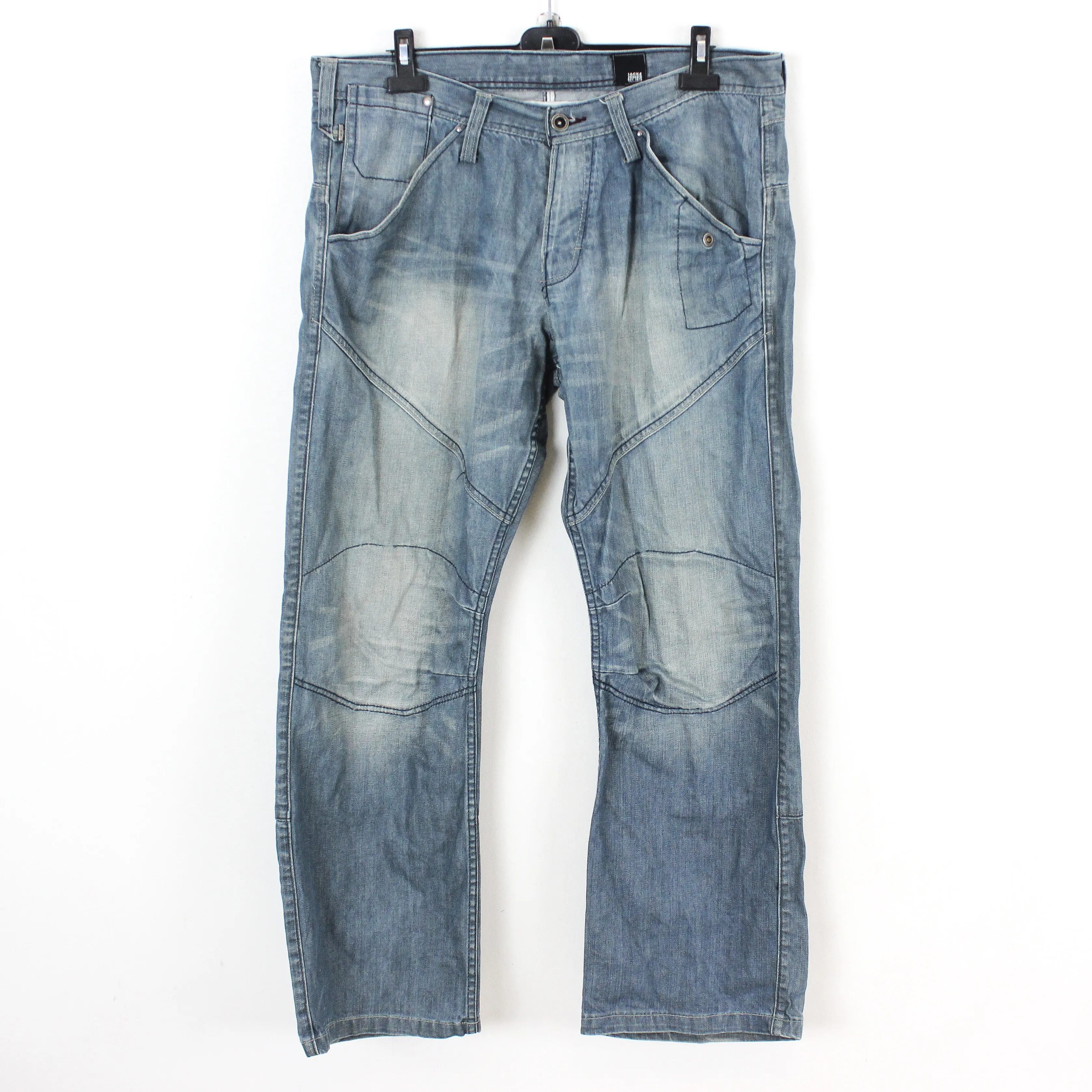 Zinko Men W38 L32 Regular Straight Jeans Denim Pants Trouser