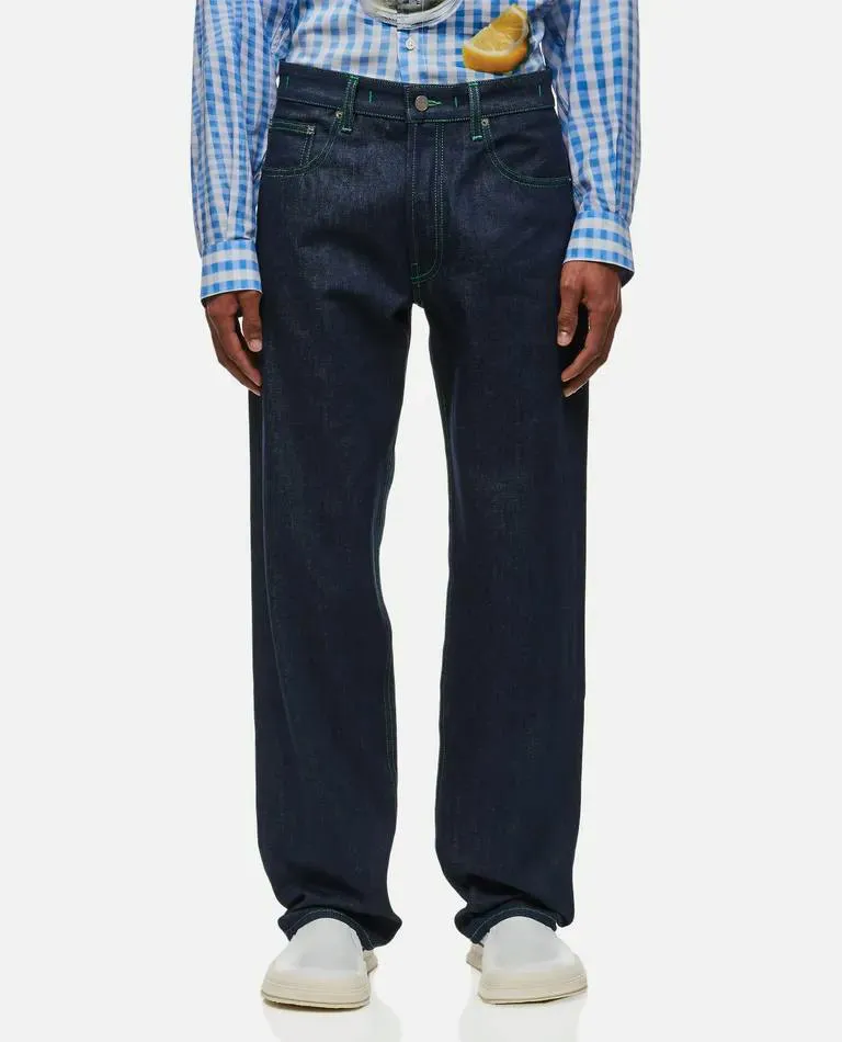 Navy Le Splash 'Le De Nîmes Fresa' Jeans