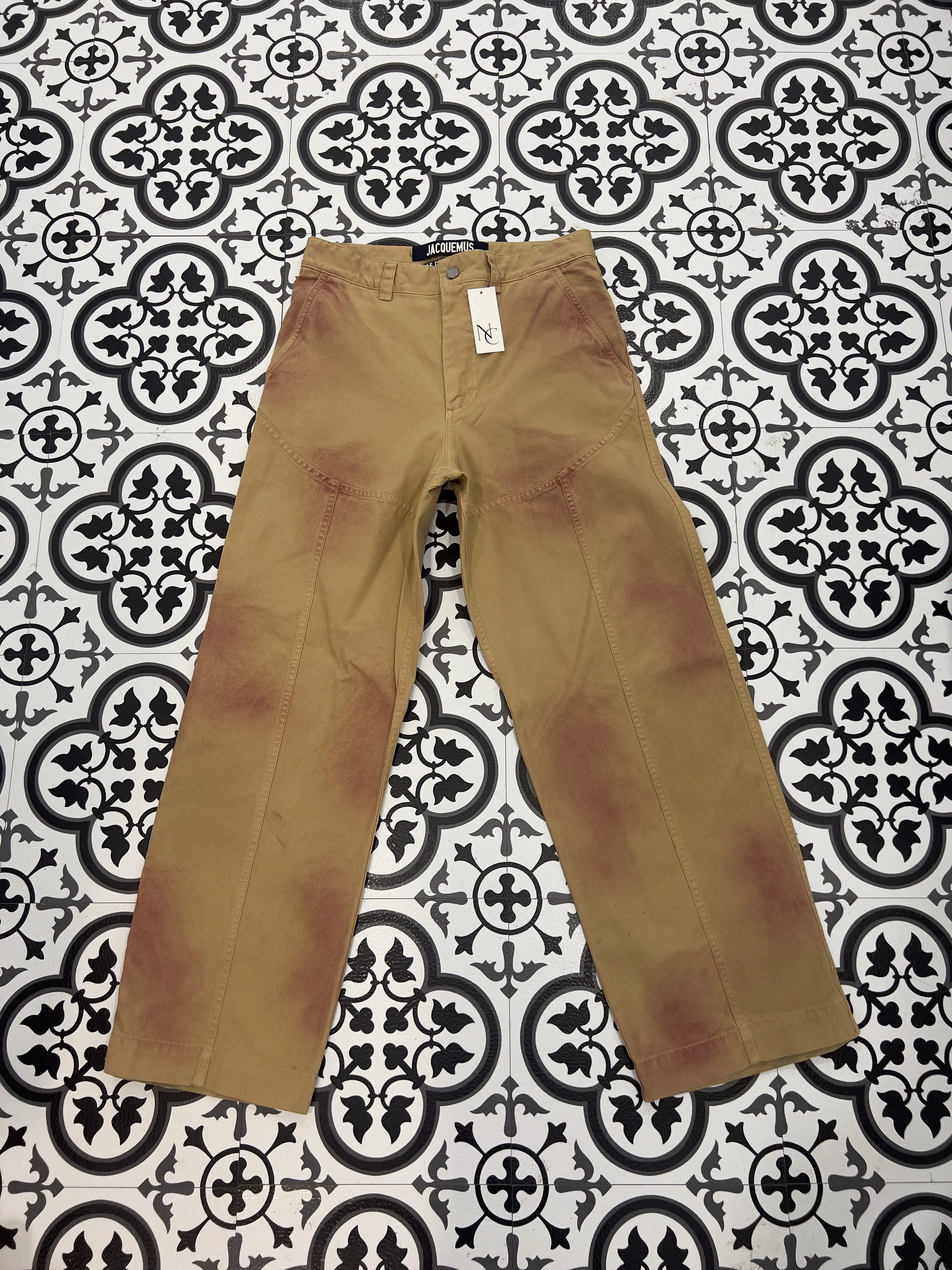 Wide Cargo Style Jeans
