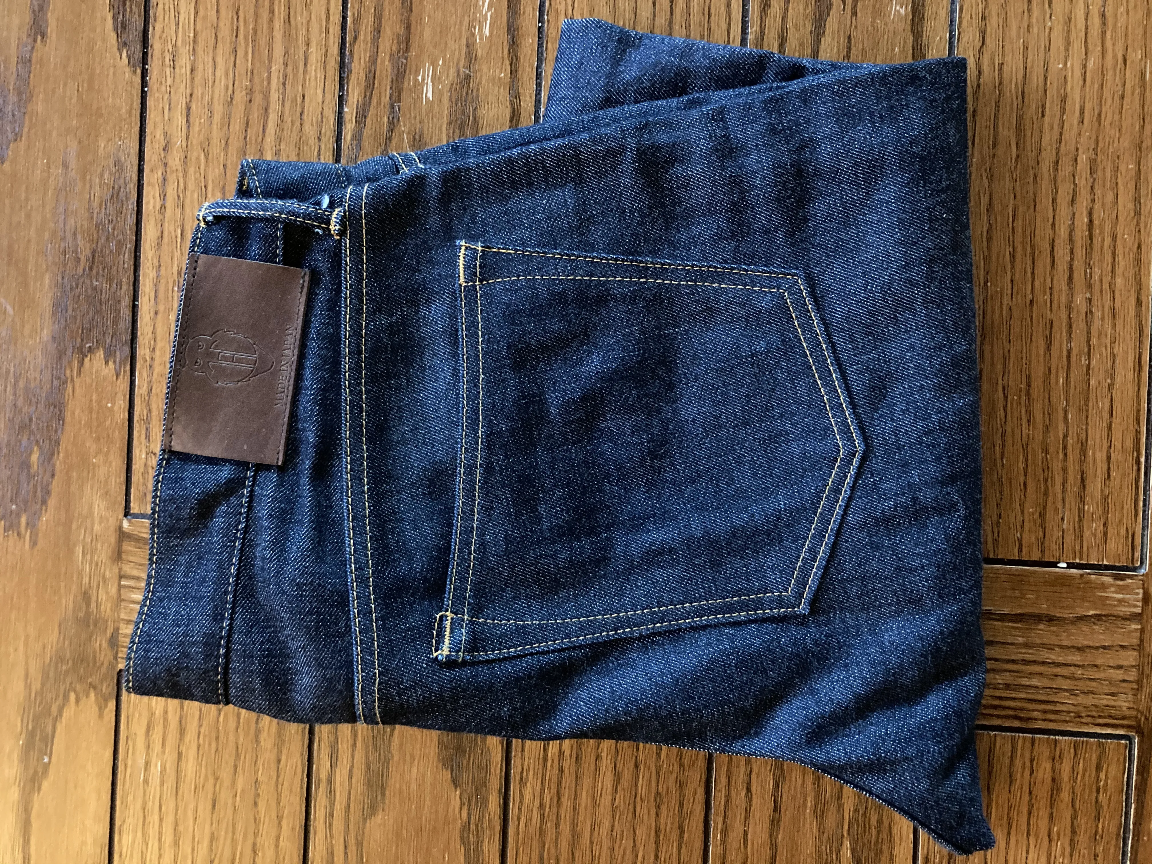 Japan Blue denim Blue Owl Workshop collab