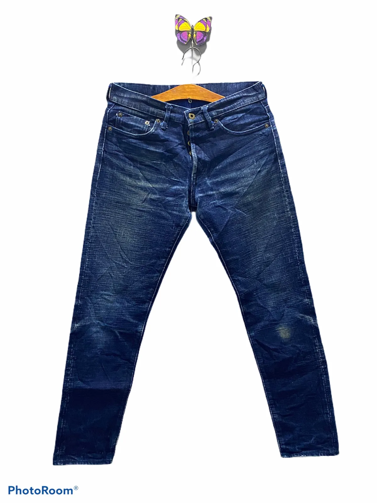 okayama x japan blue saphirre slub