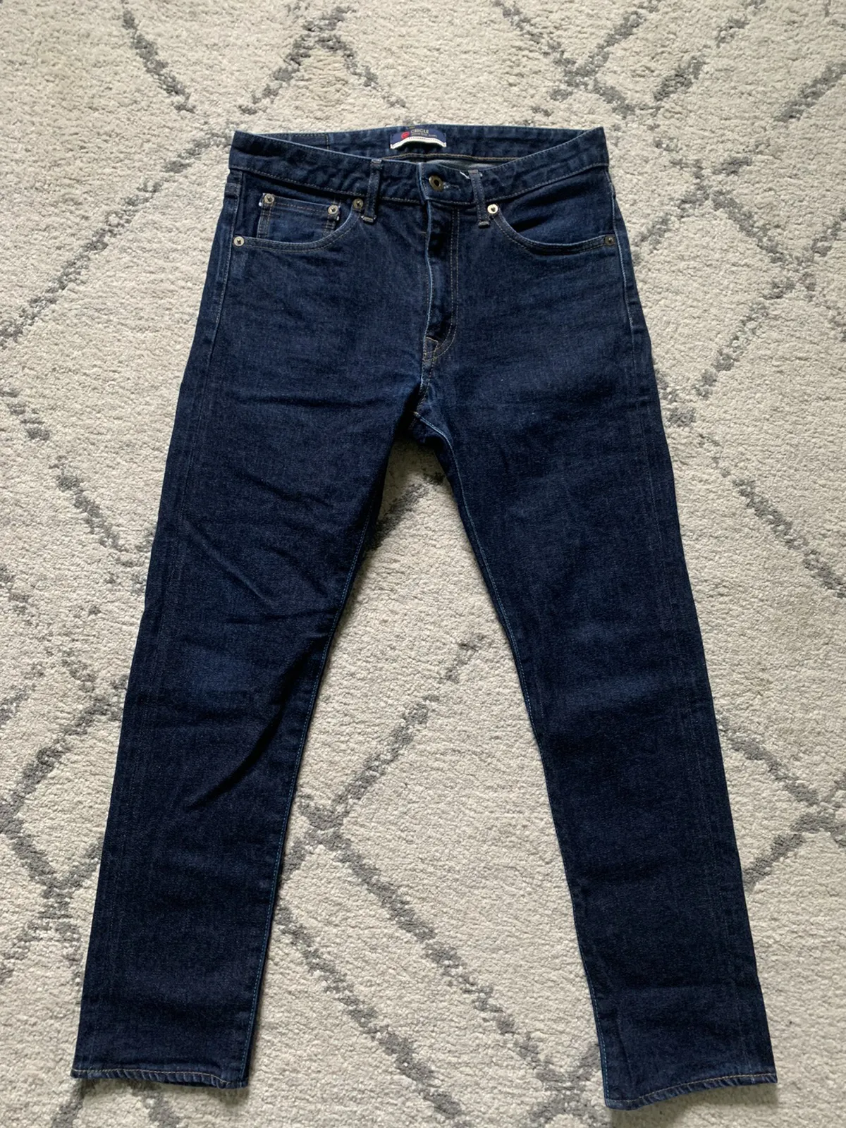 JAPAN BLUE J105 'CIRCLE' STRETCH SELVEDGE JEANS (SKINNY)