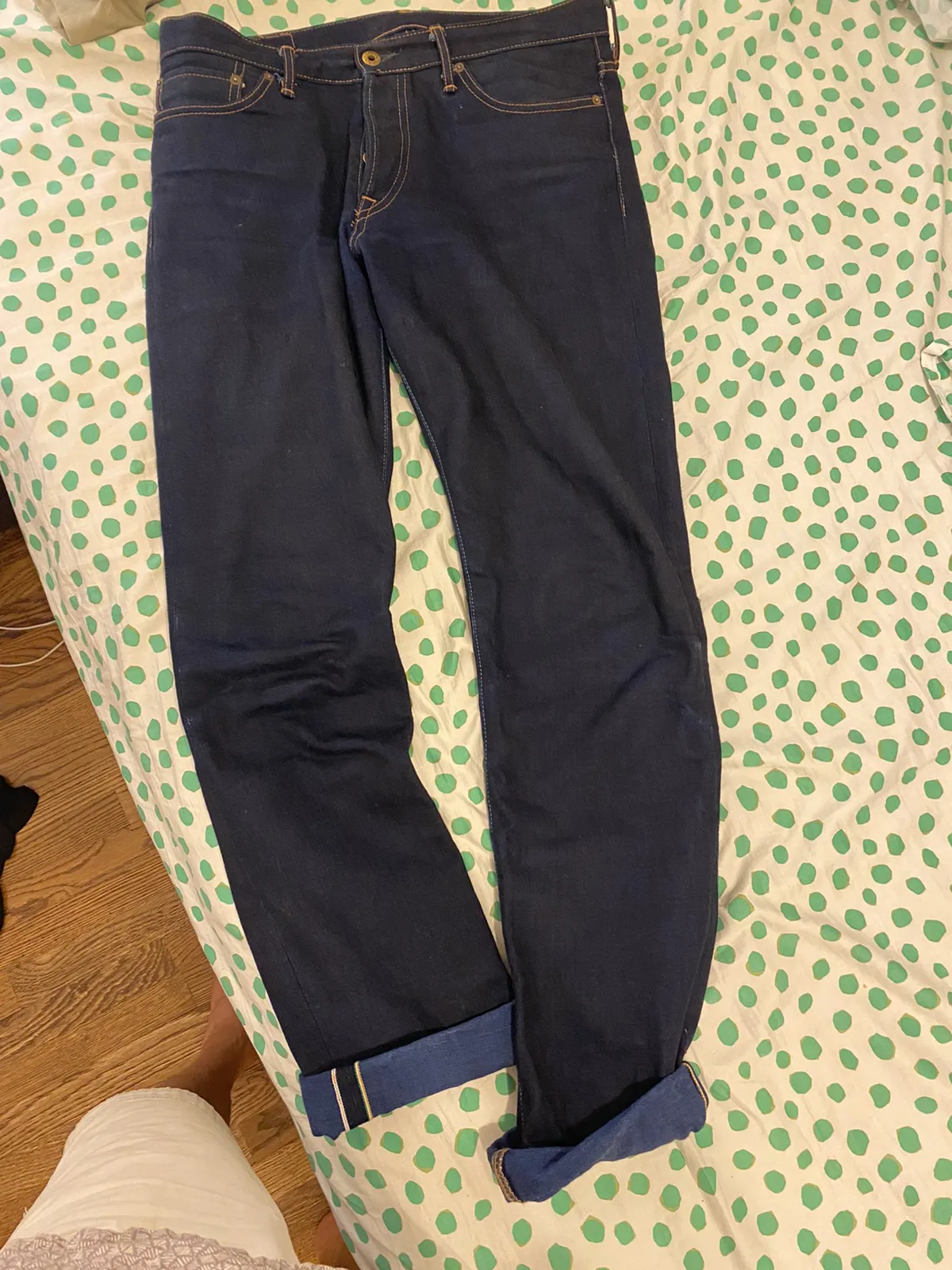 JB0463-J 13.5oz Côte d'Ivoire tapered denim