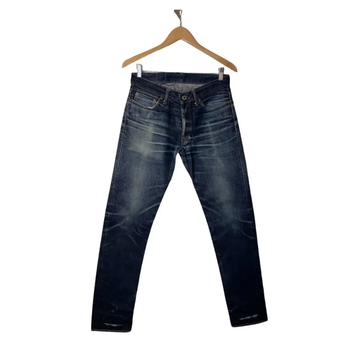 Japan Blue Japanese selvedge denim Skinny cotton Blue Jeans