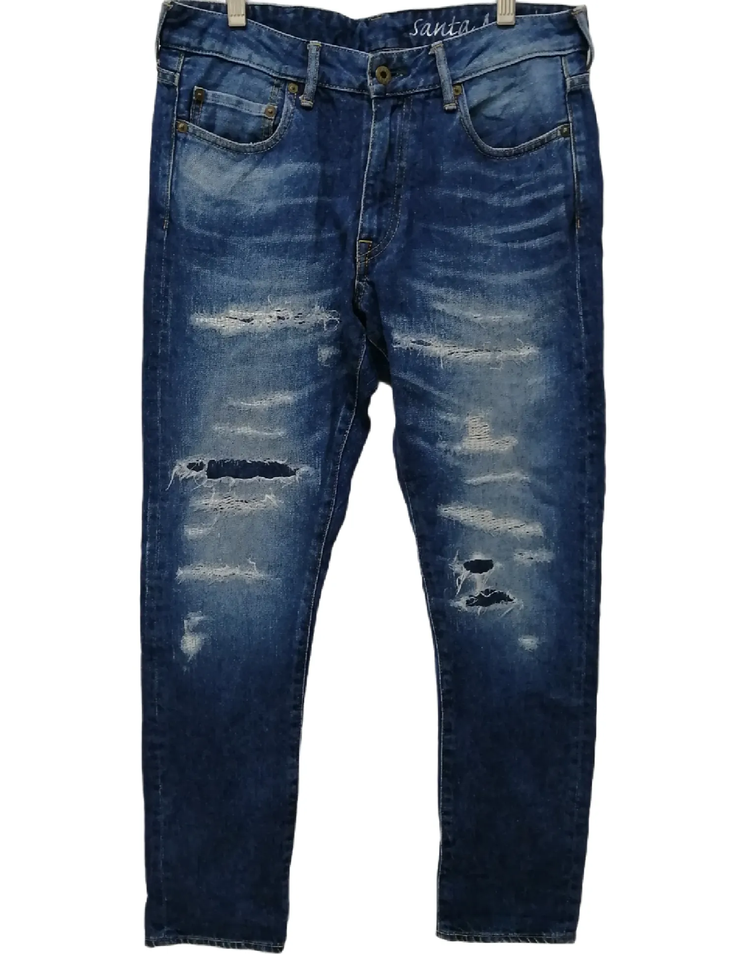 Rare!! JAPAN BLUE Lot JB2400 Distressed Jeans