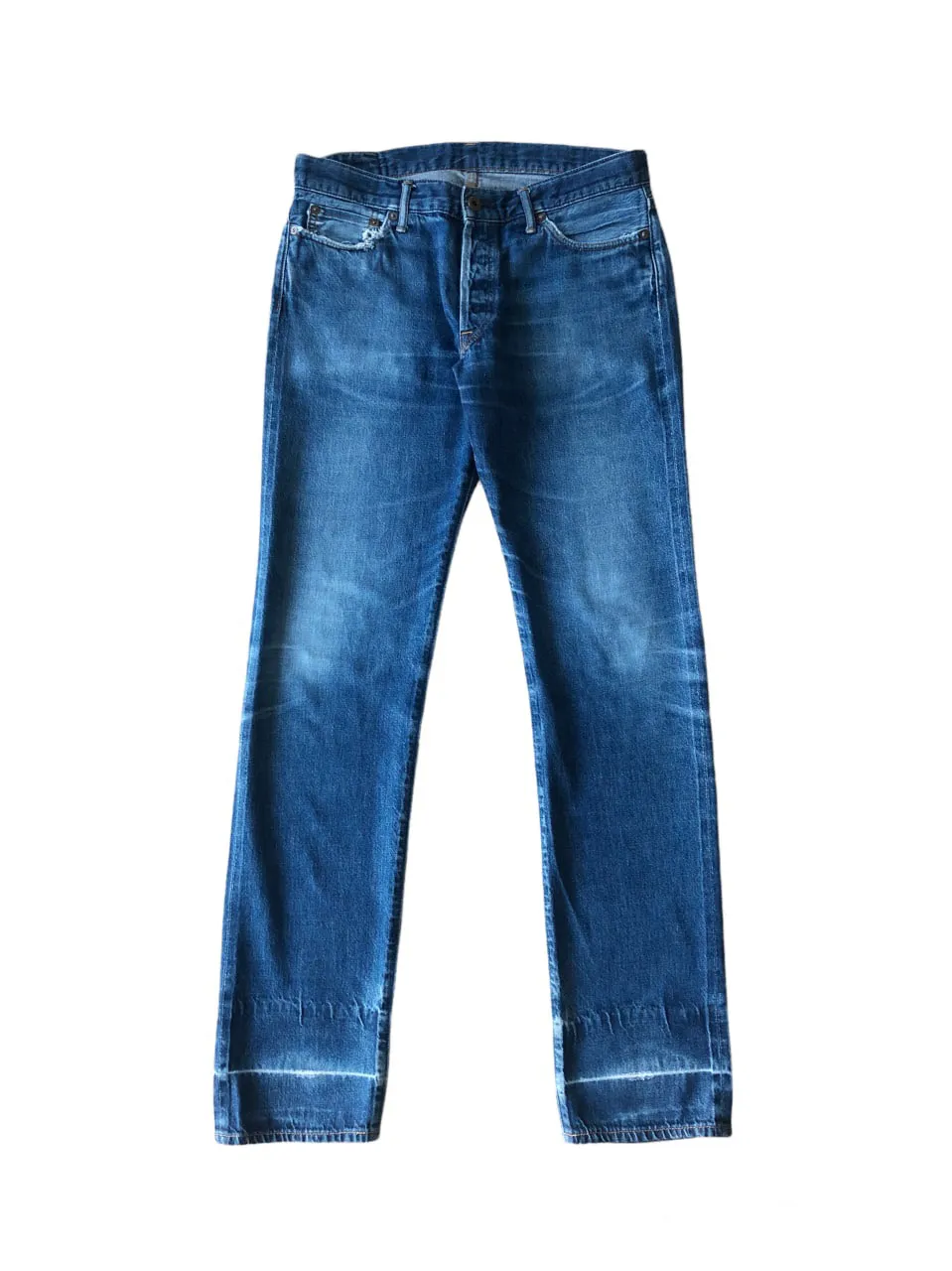 Japan blue faded/distessed lightwash JB0414 10.5oz denim