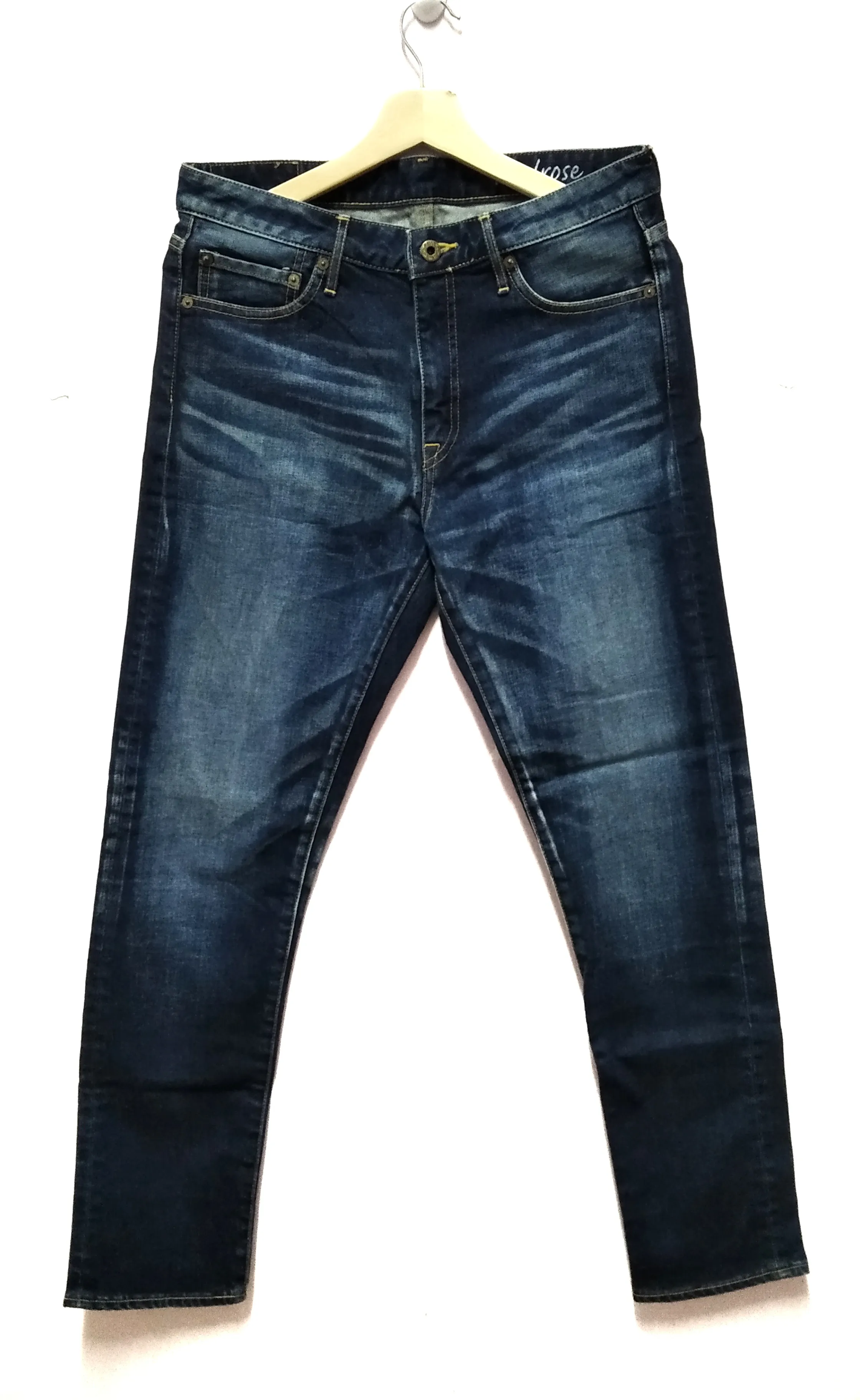 Vintage Japan Blue Distressed Denim