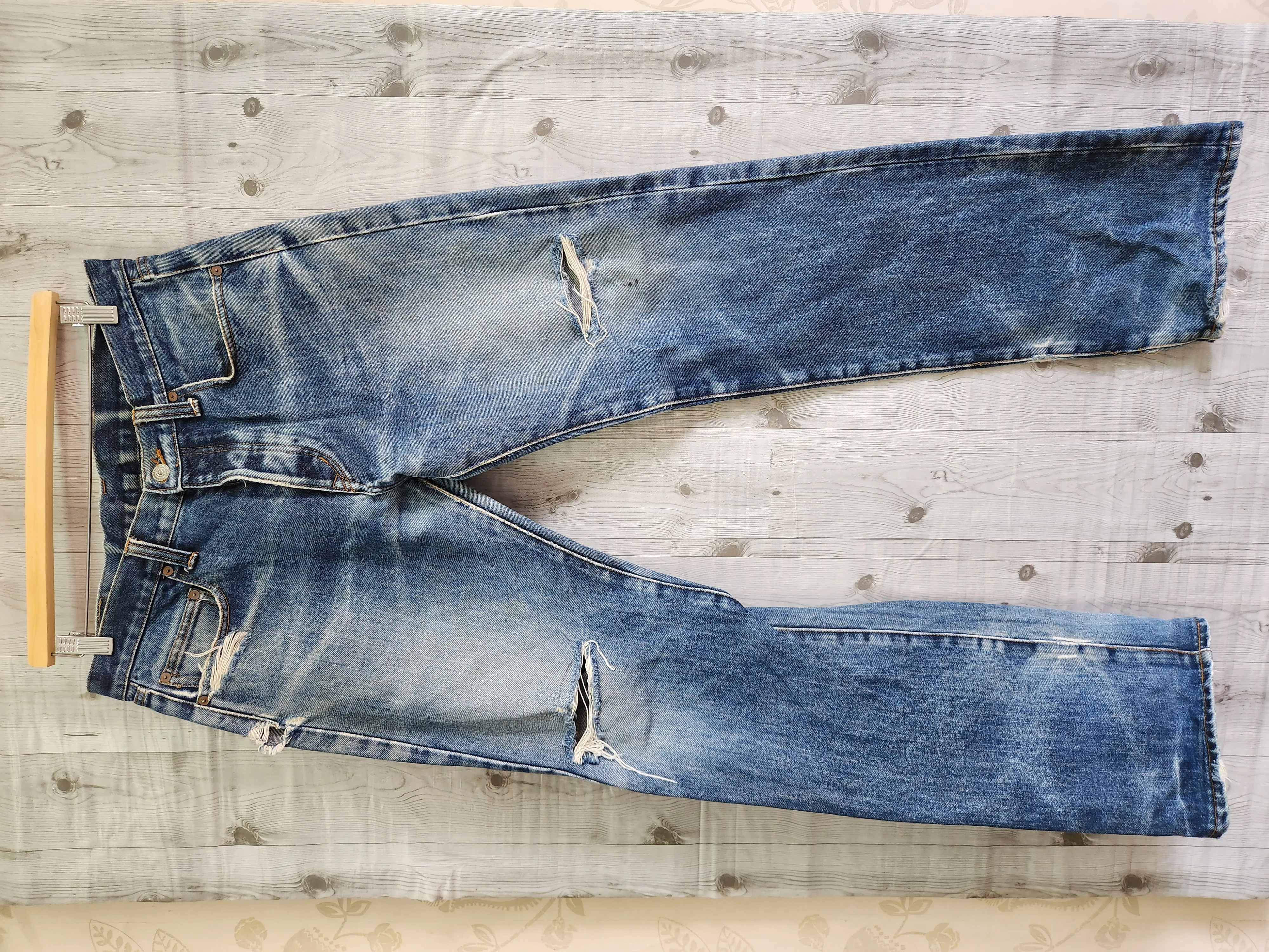 Kojima Genes Japan Vintage Denim Blue Jeans Ripped