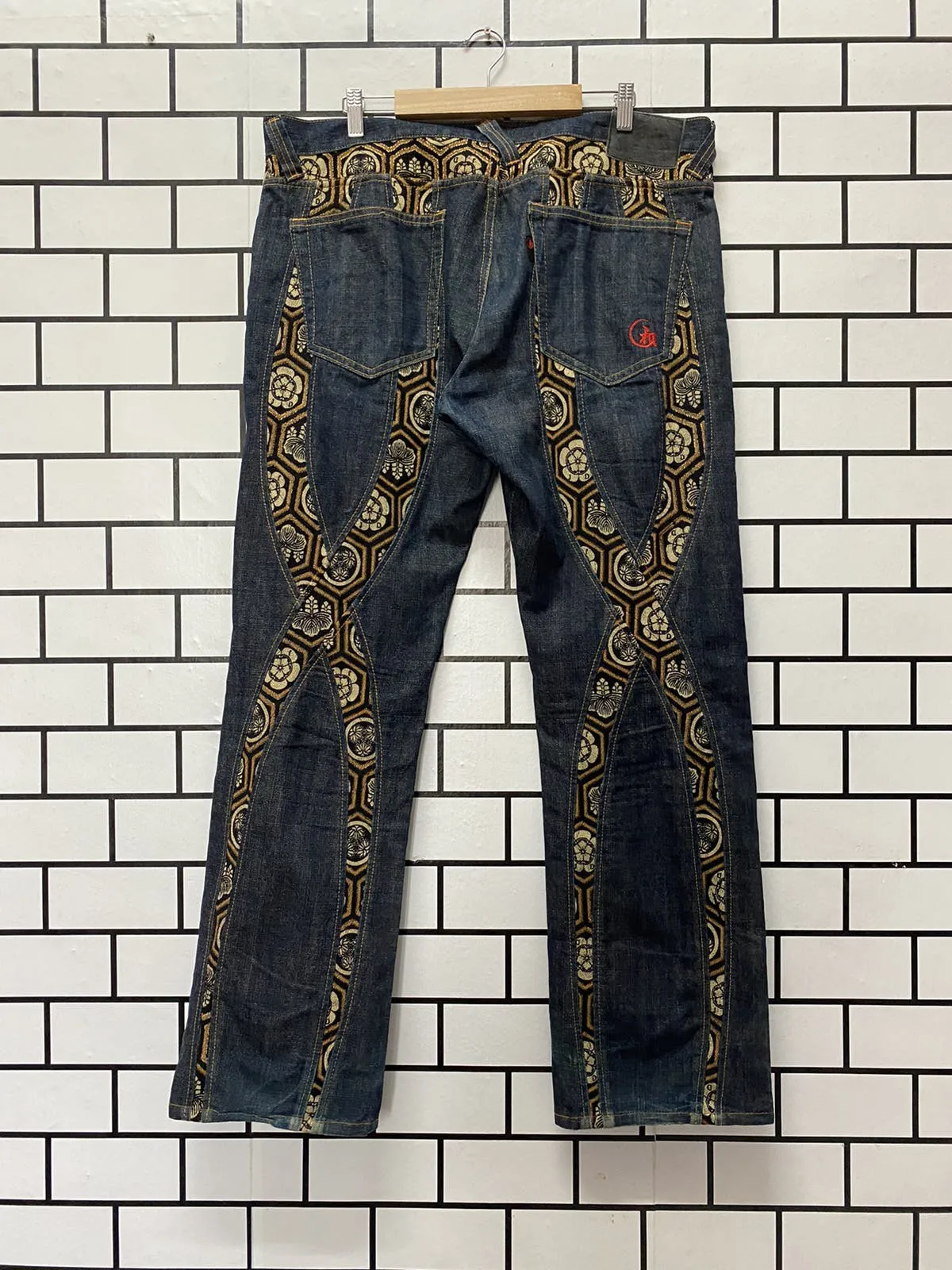 JUVENILE DELINQUENT X Japan Blue Reconstructed Denim Pants
