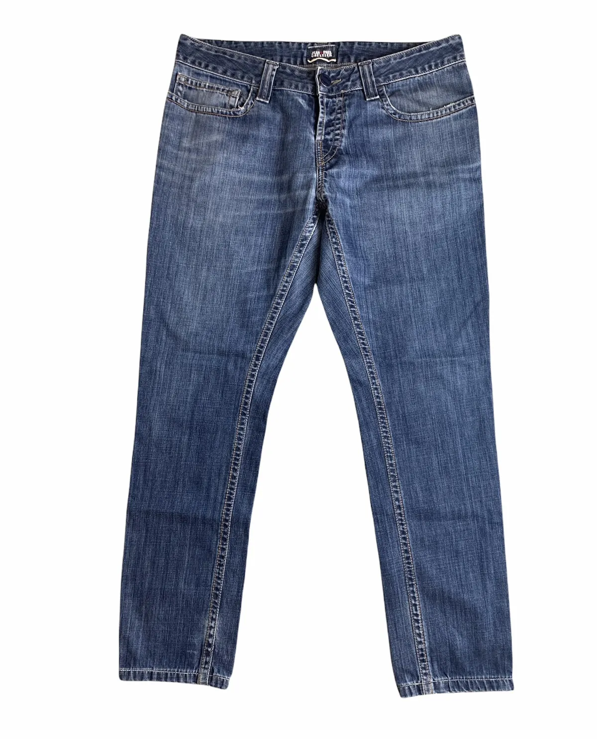 Jean Paul Gaultier Men's Light Blue Denim Jeans Size 33