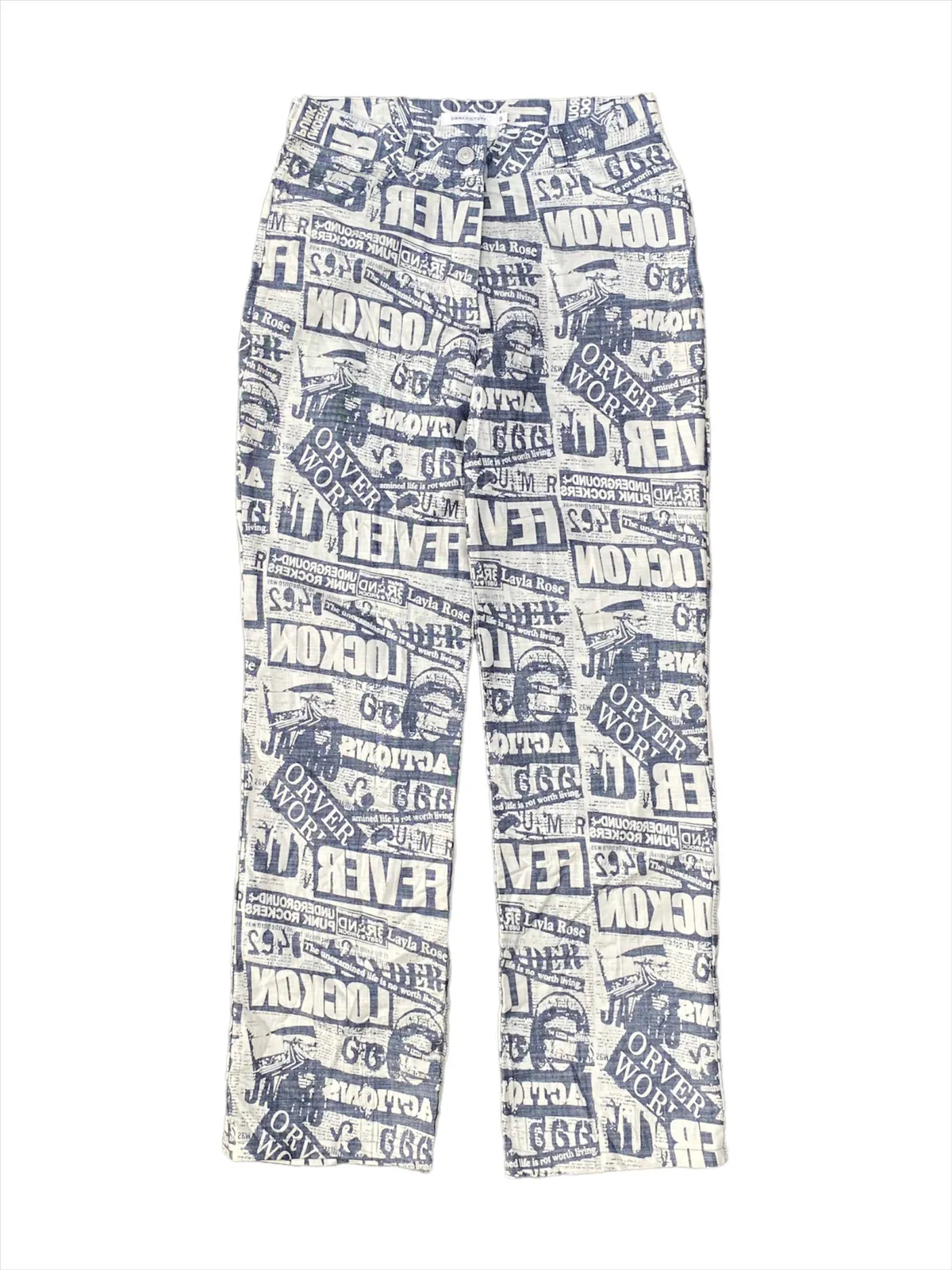 Japanese Brand Darkvictory Seditionaries Punk AOP Pants