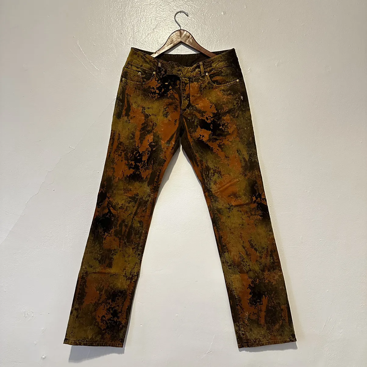 JEAN PAUL GAULTIER Mossy Treated Denim