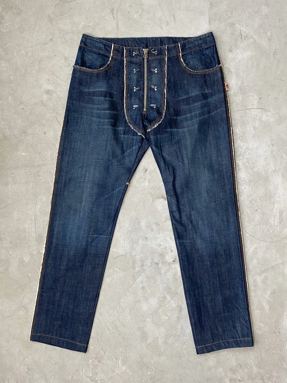 Jean Paul Gaultier Vintage Frayed Denims