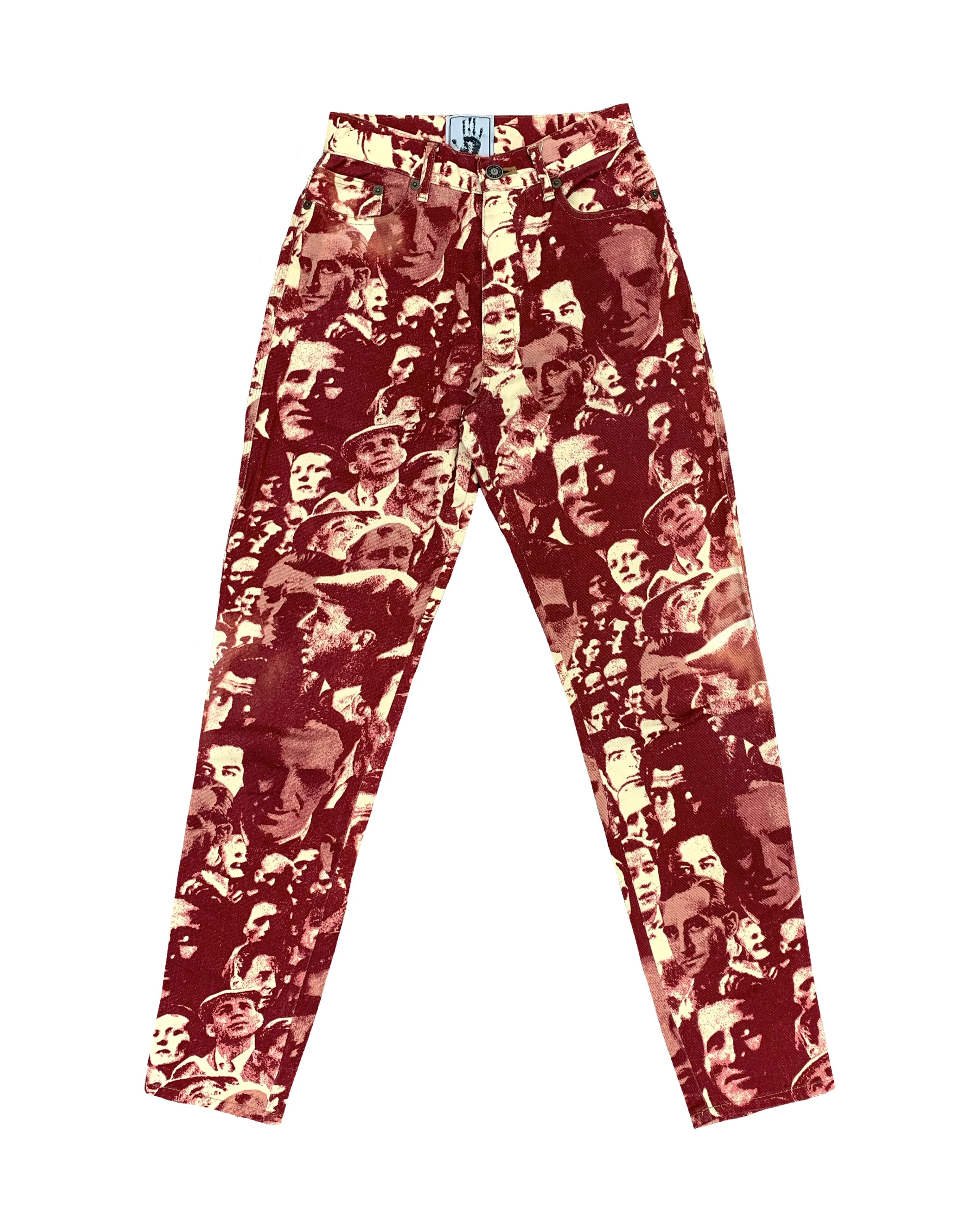 Vtg Face Camo Denim Jeans