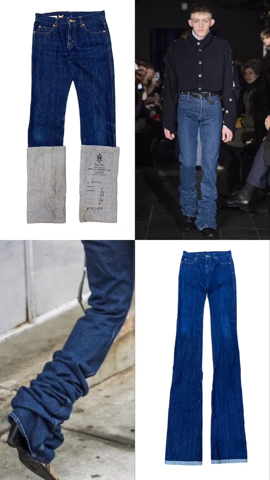 AW03 Jean Paul Gaultier Extended Denim