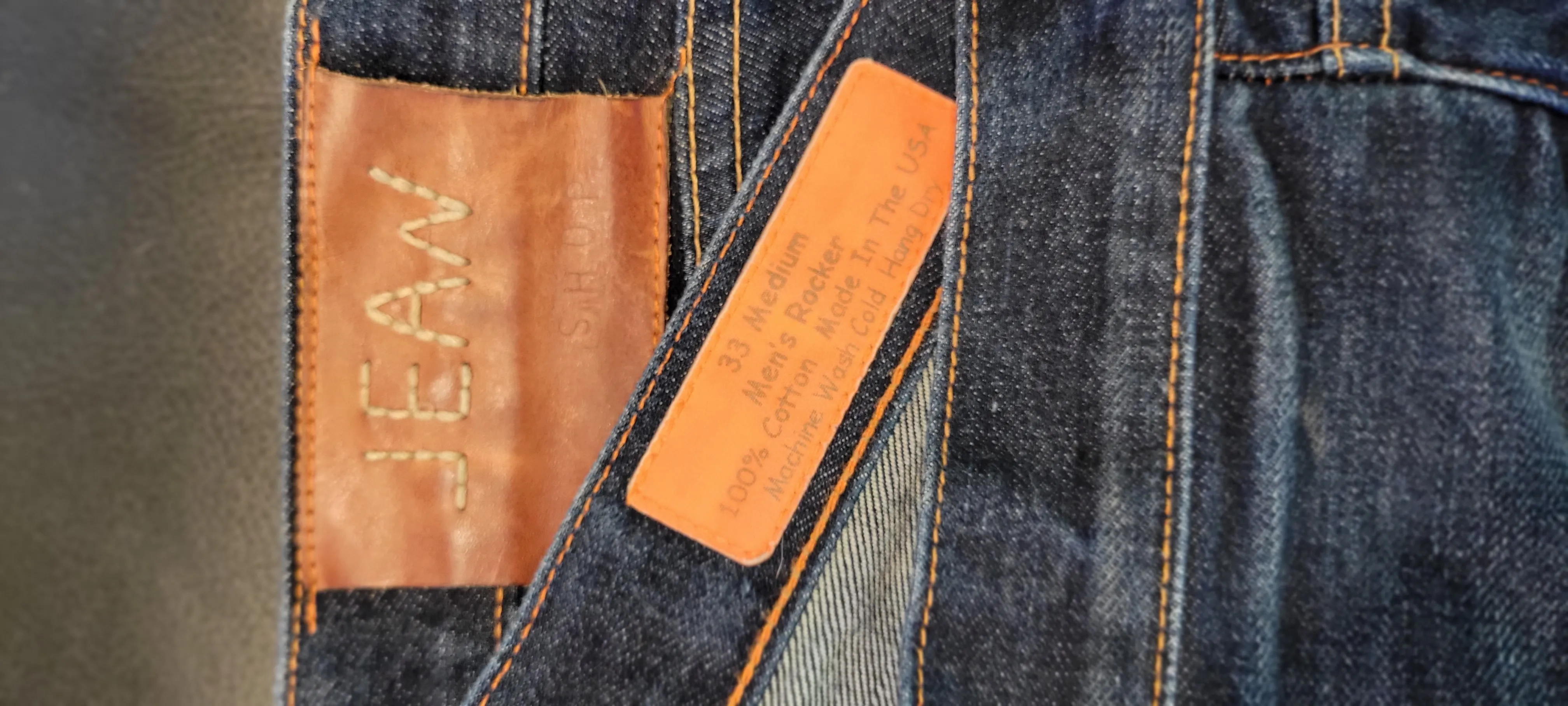 Jean Shop Men's Medium Rocker Selvedge Denim Jeans