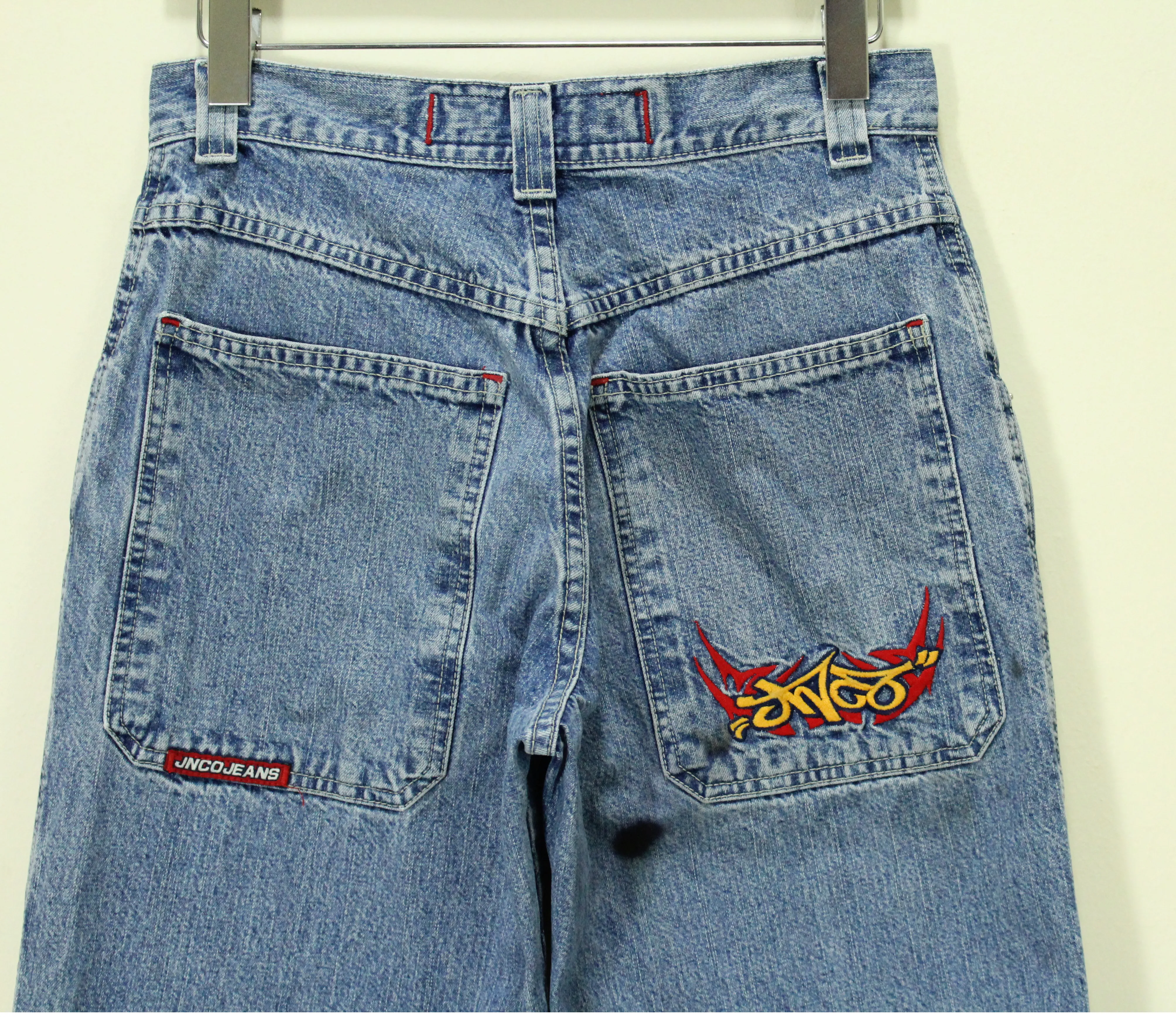 Vintage JNCO Pants Denim Embroidered Logo