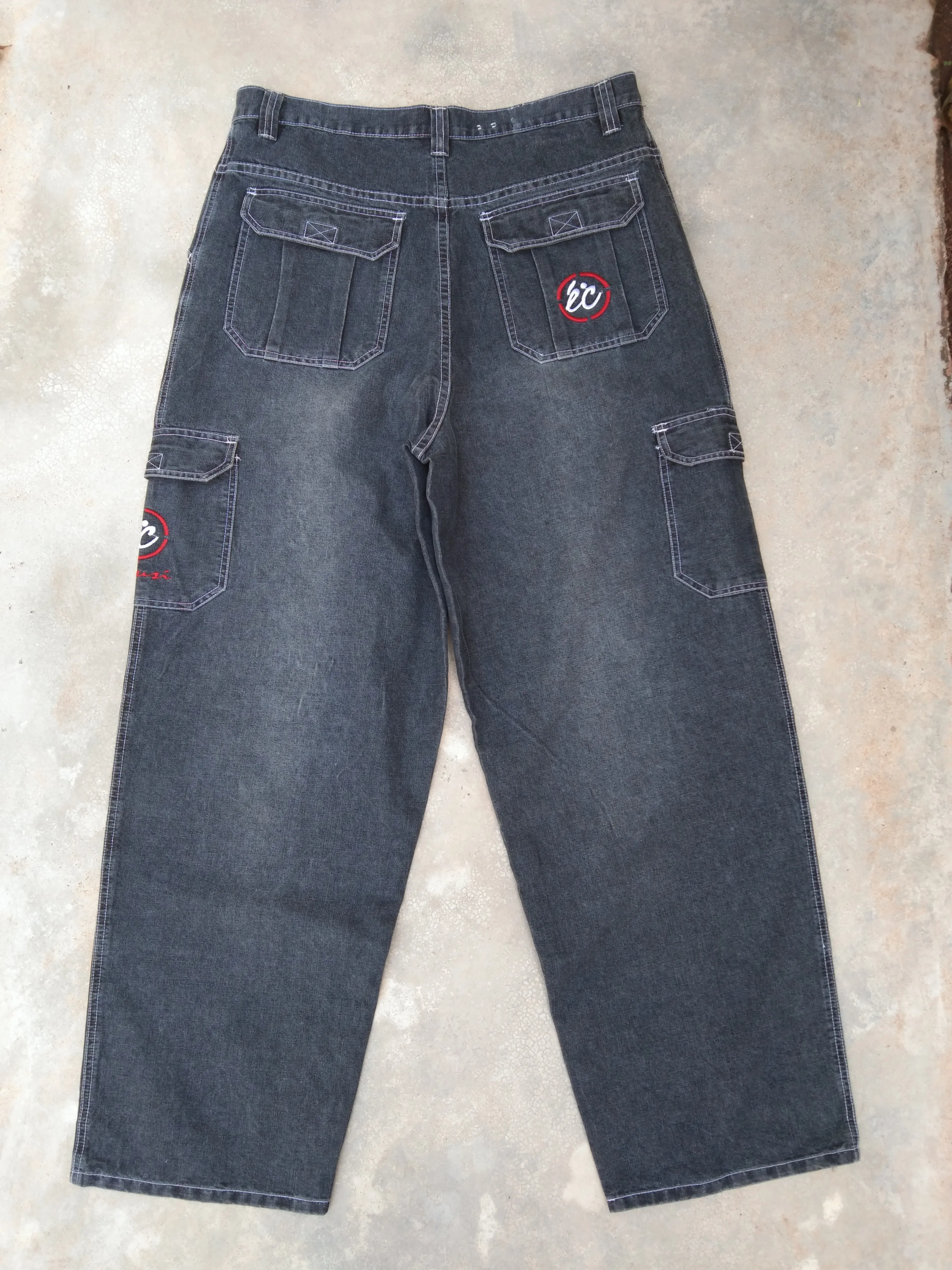 Vintage Jnco Style Multipockets Edusi Baggy Jeans 35x31
