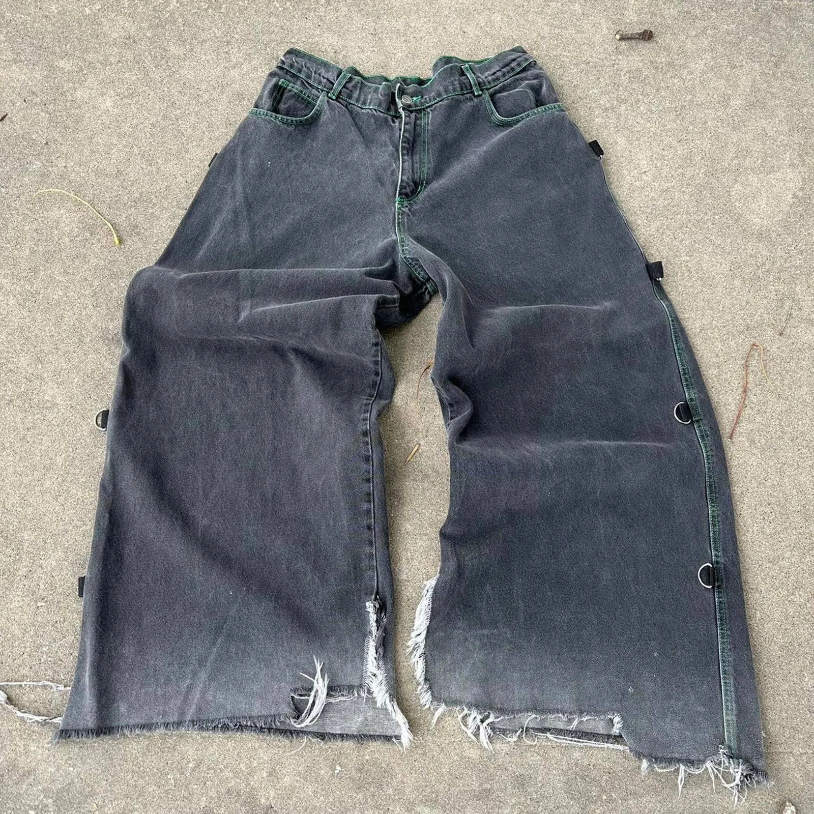 Vintage Sinister Baggy Jeans Mens 37 x 30 Super Wide JNCO