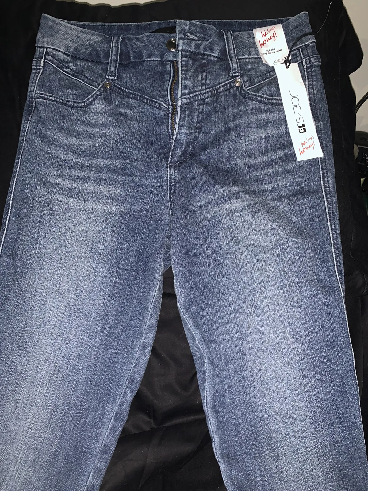 High rise curvy skinny ankle
