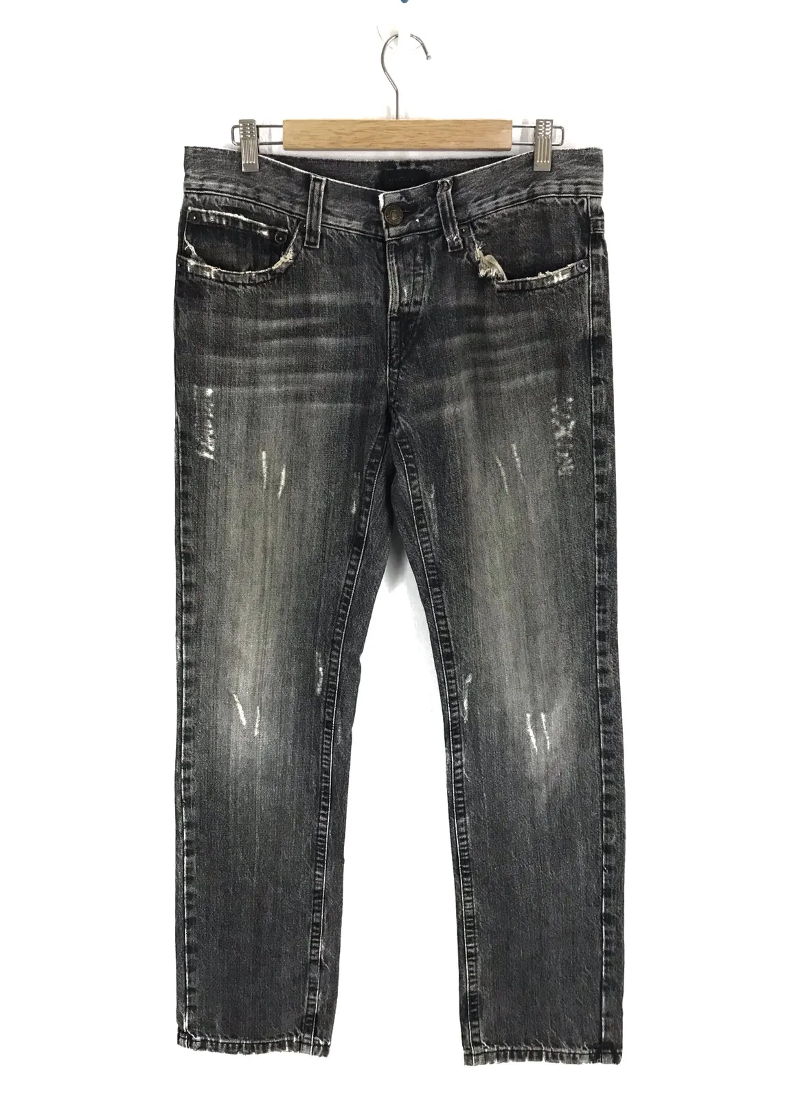 Rare JOHN RICHMOND Made In Italy Ripped Distressed Jeans