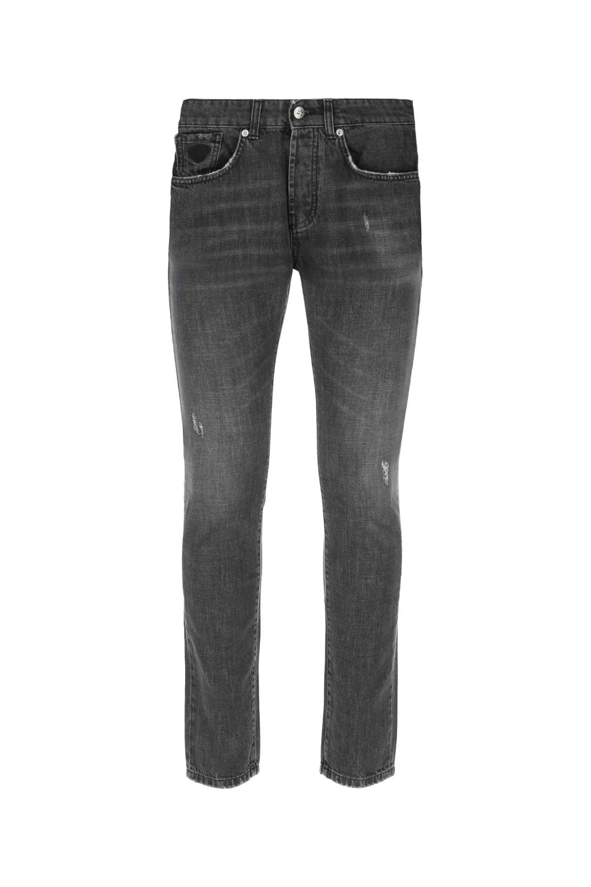 Charcoal grey denim jeans
