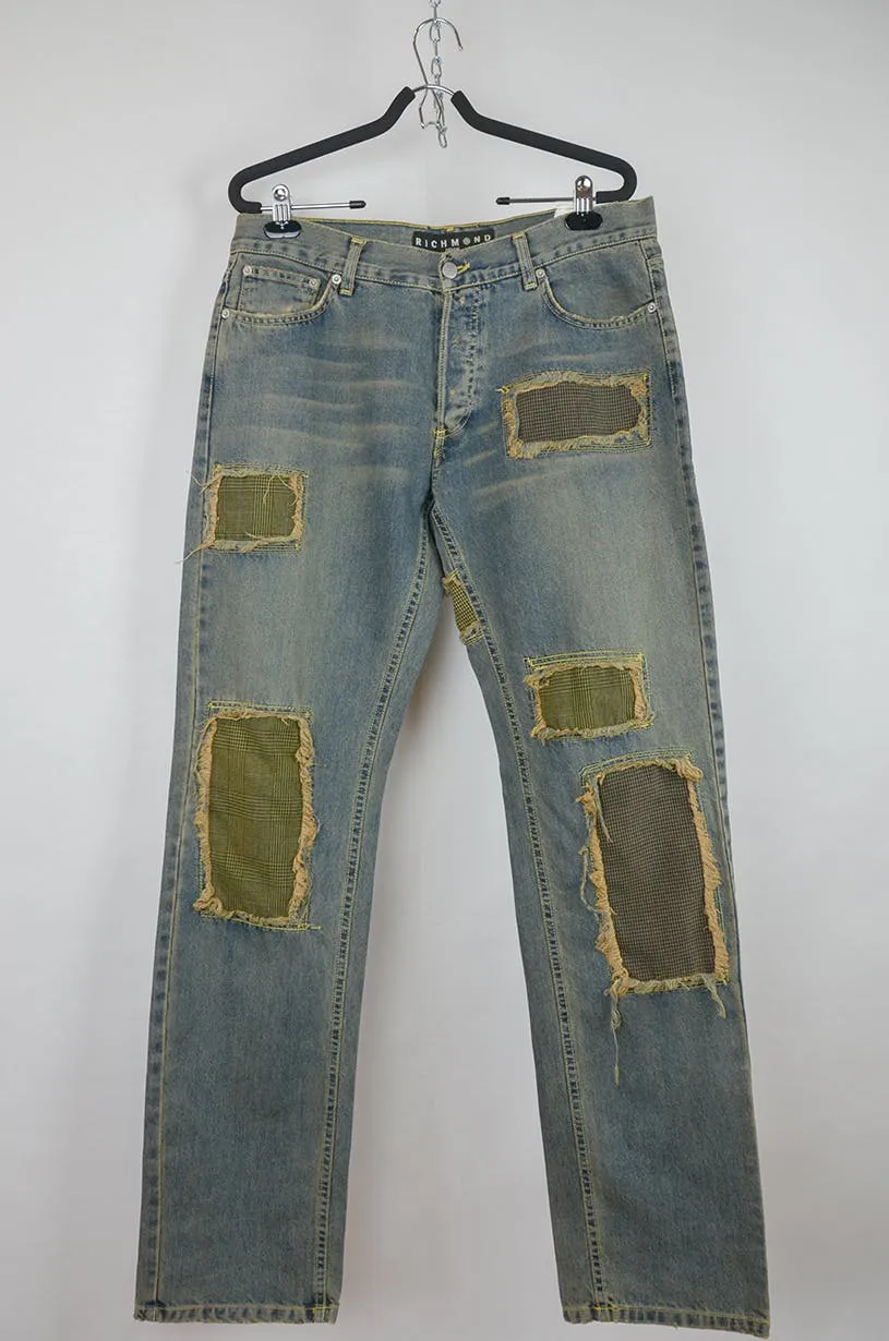 RICHMOND Denim Hipster Patchwork Jeans