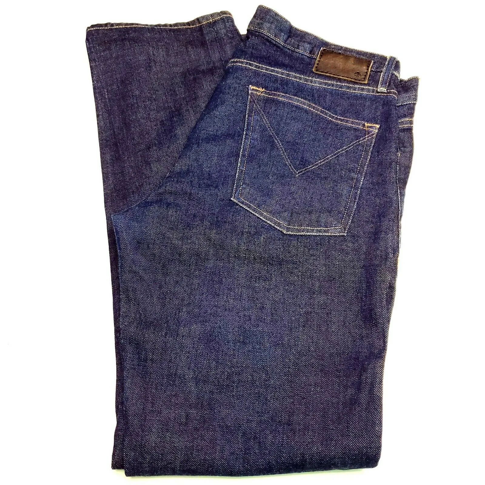 John Varvatos Bowery Slim Straight Blue Jeans 35/31 Dark