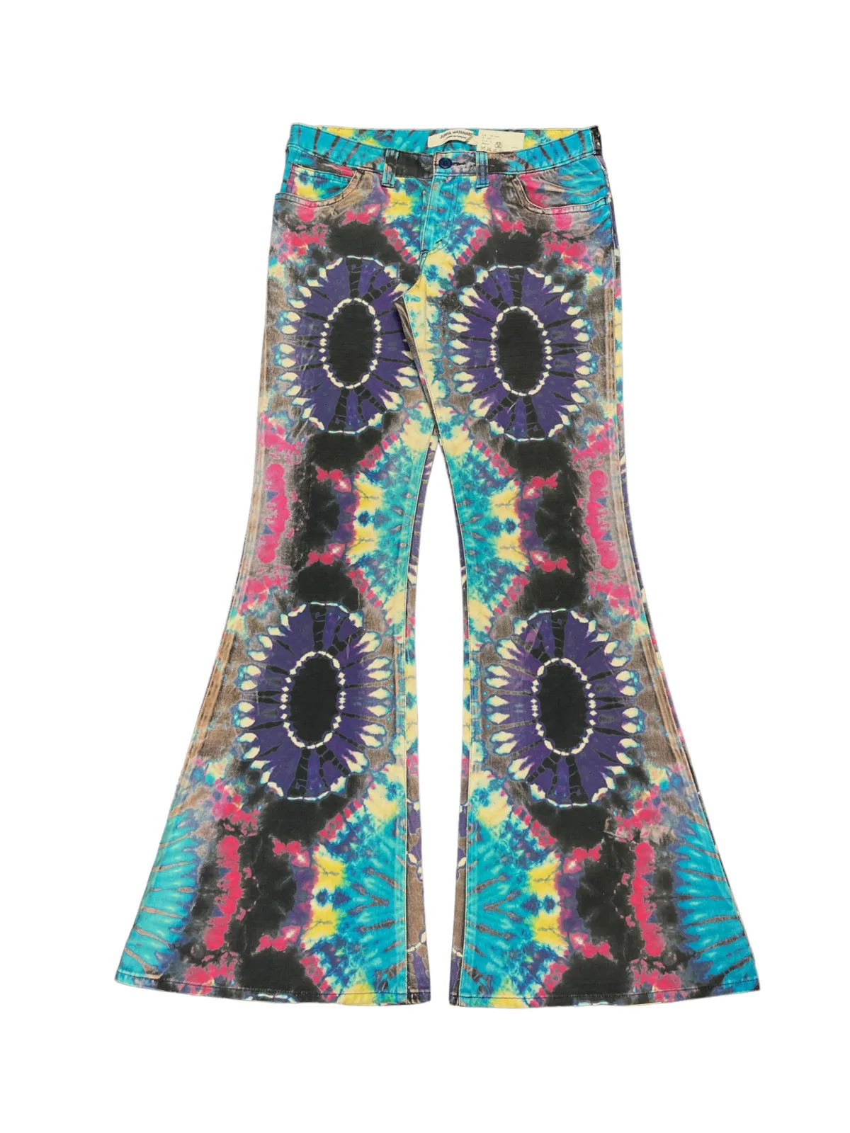Junya Watanabe AW01 Tie & Dye Hippie Flare Pants
