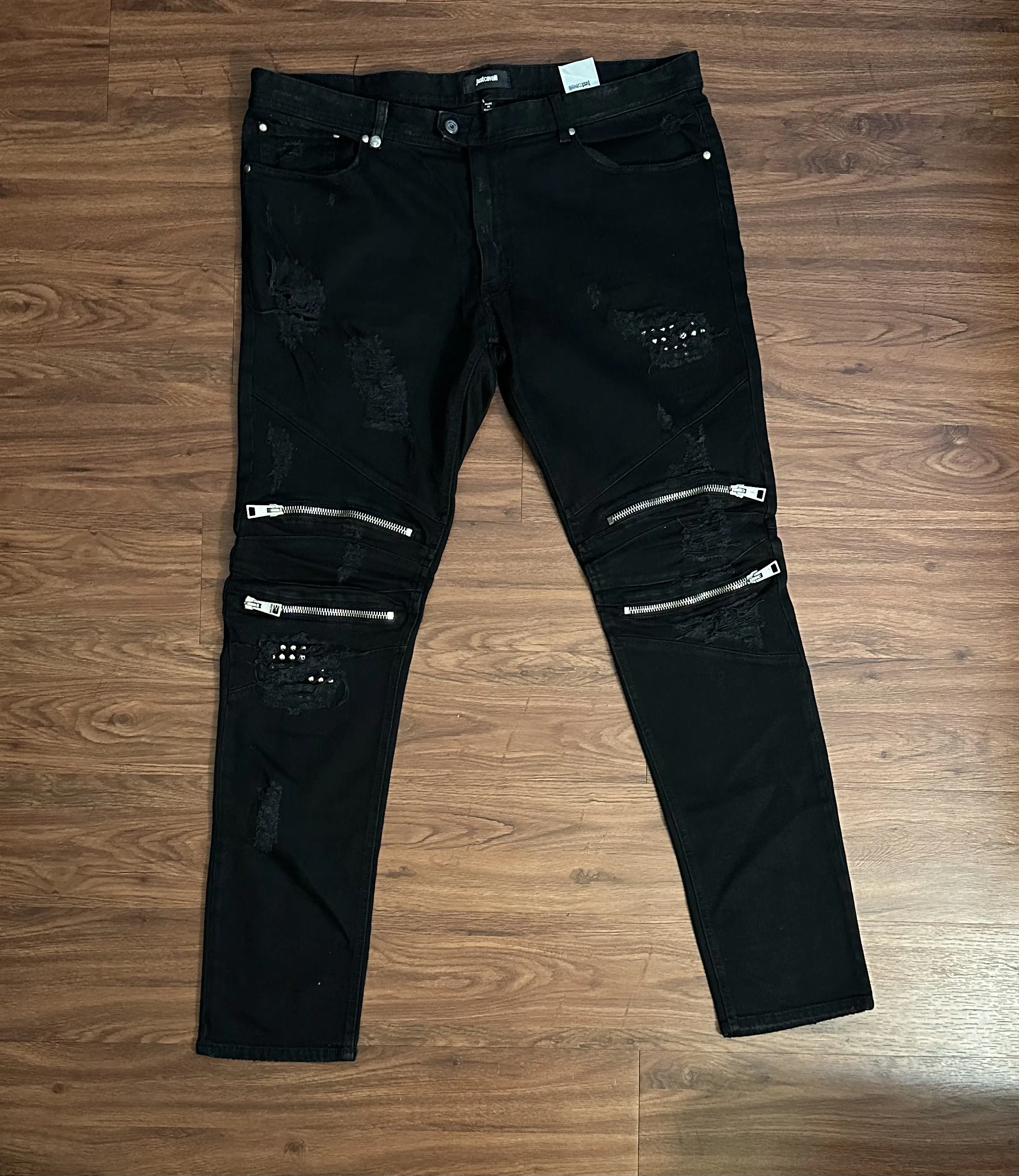 Just Cavil Men's Distressed Jeans