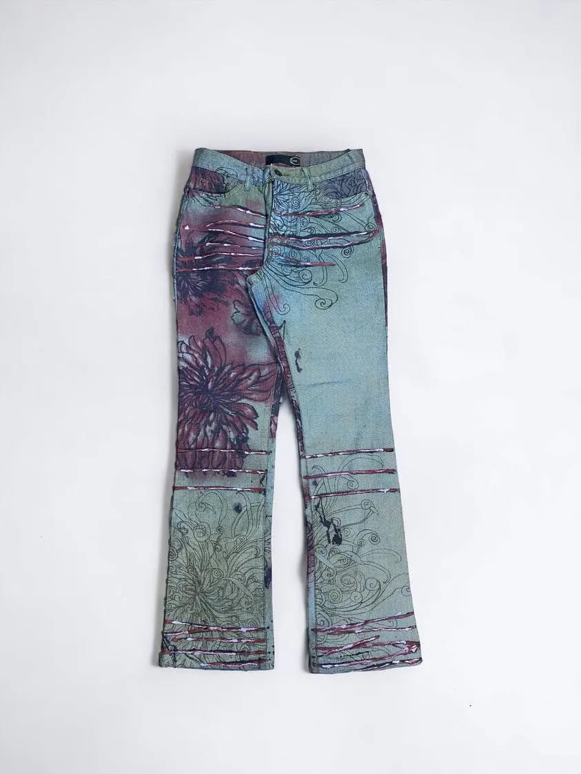 Roberto Cavalli Floral Pants