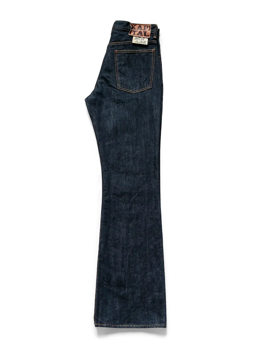 Kapital 14oz Denim pants 5P Rat Flare jeans