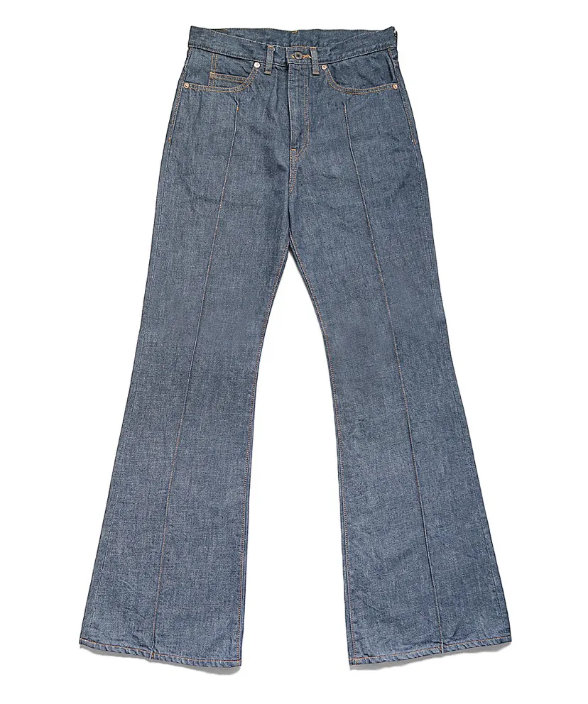 Kapital 14oz color denim 5p OKABELLBO flare