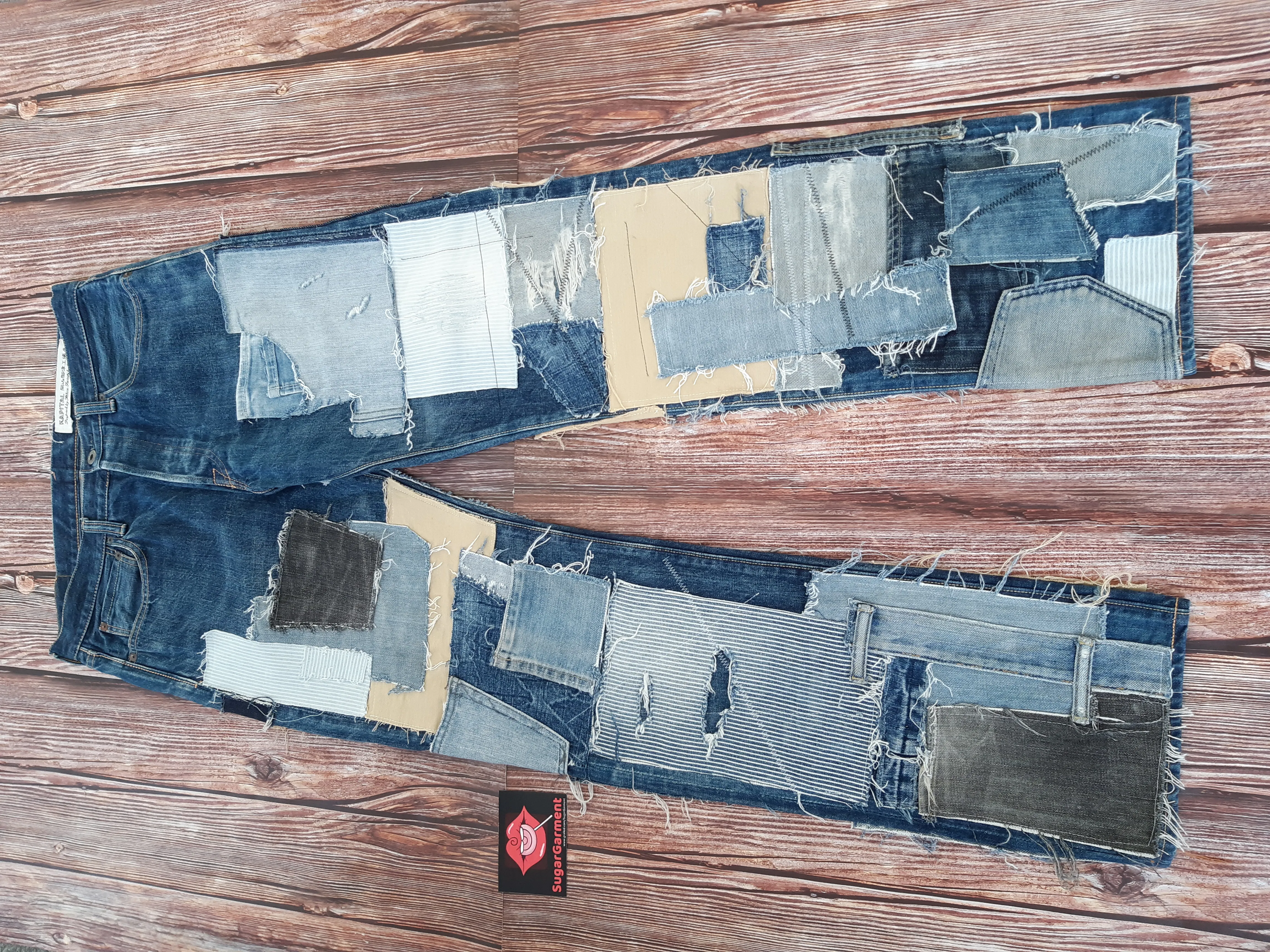 Kapital Jeans Patchworks Remake Buttonfly