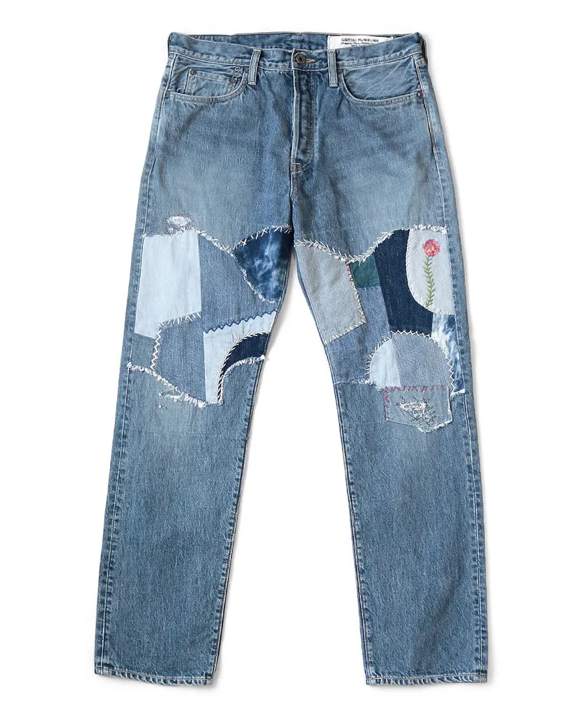 14oz Denim 5P Monkey CISCO (66 Psychedelic Remake) 38inch