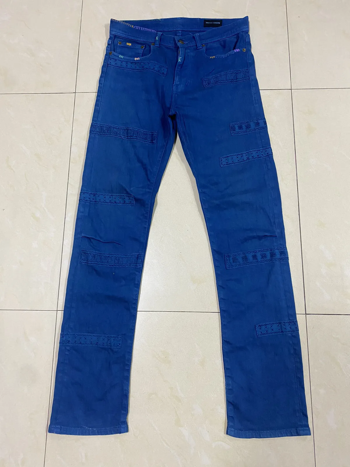 Issey Miyake Tsumori Chisato Sashiko Indigo Denim